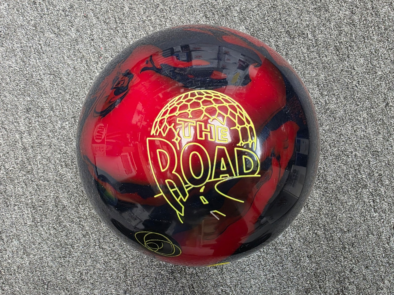 15 lbs USED Storm THE ROAD bowling ball
