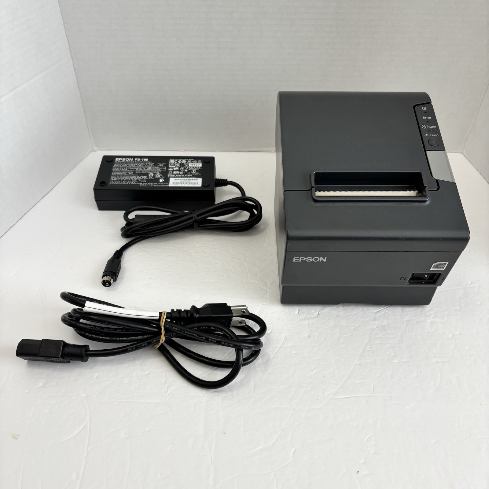 Epson TM-T88V POS Compact Thermal Receipt Printer USB Serial Square