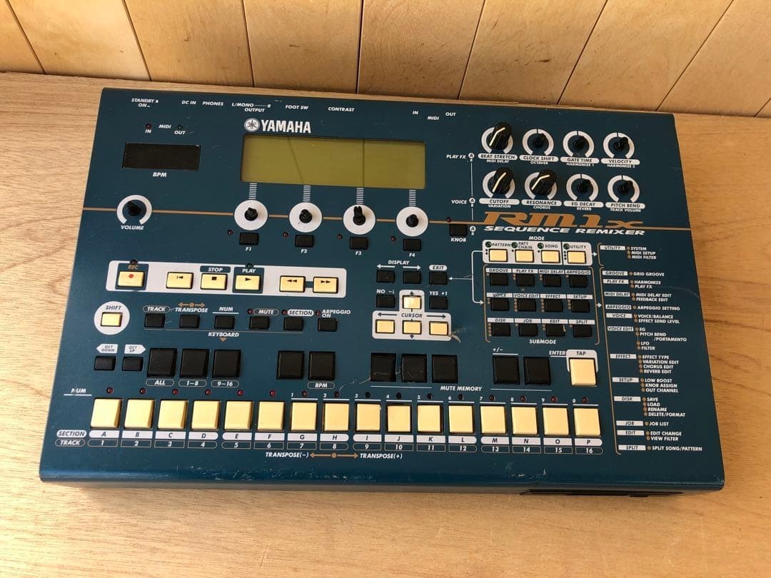 Repaired YAMAHA RM1x SEQUENCE REMIXER Dance Sound Operation not confirmed