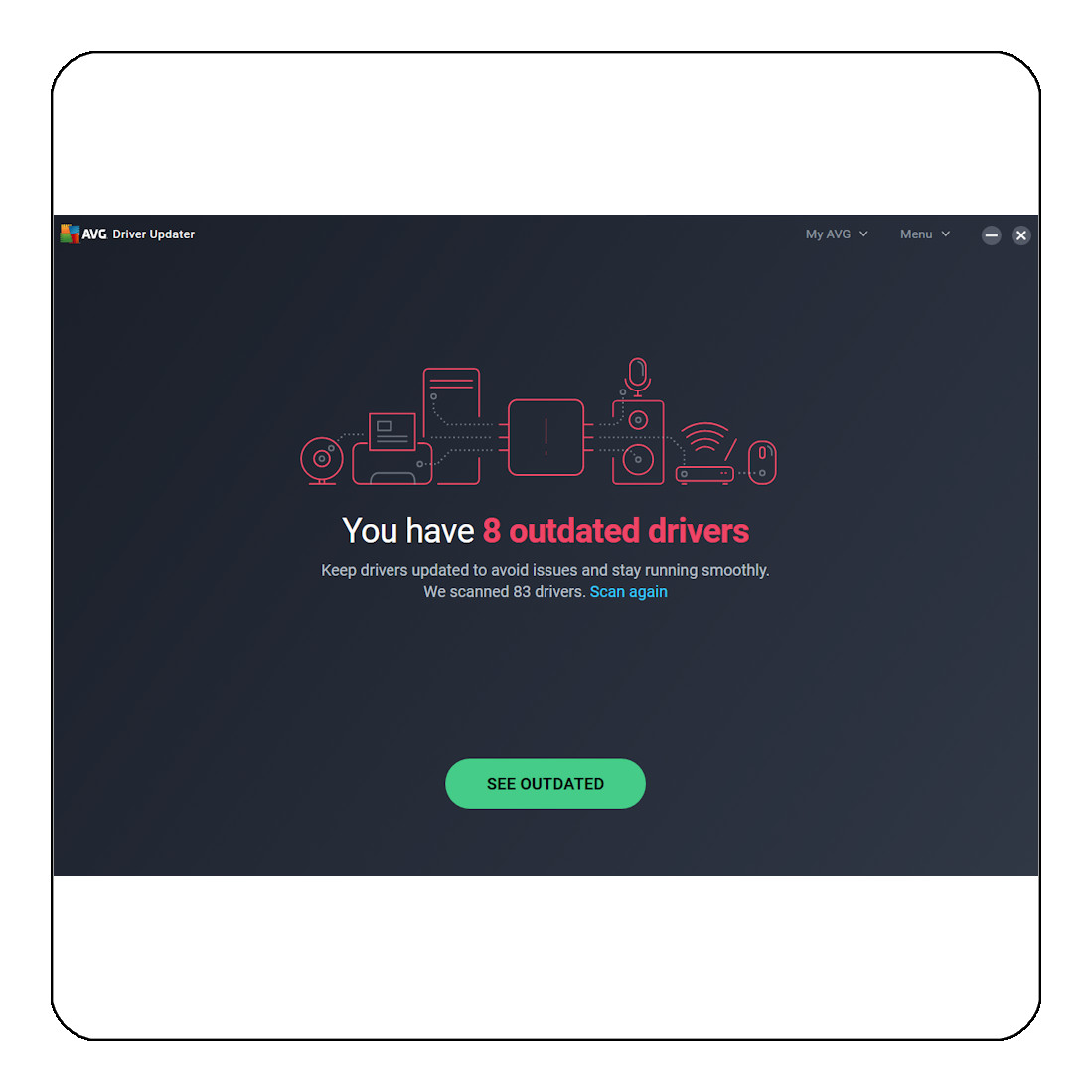 AVG Driver Updater 2026 - 3 PC - 3 Years - Update PC Drivers Fast [Download]