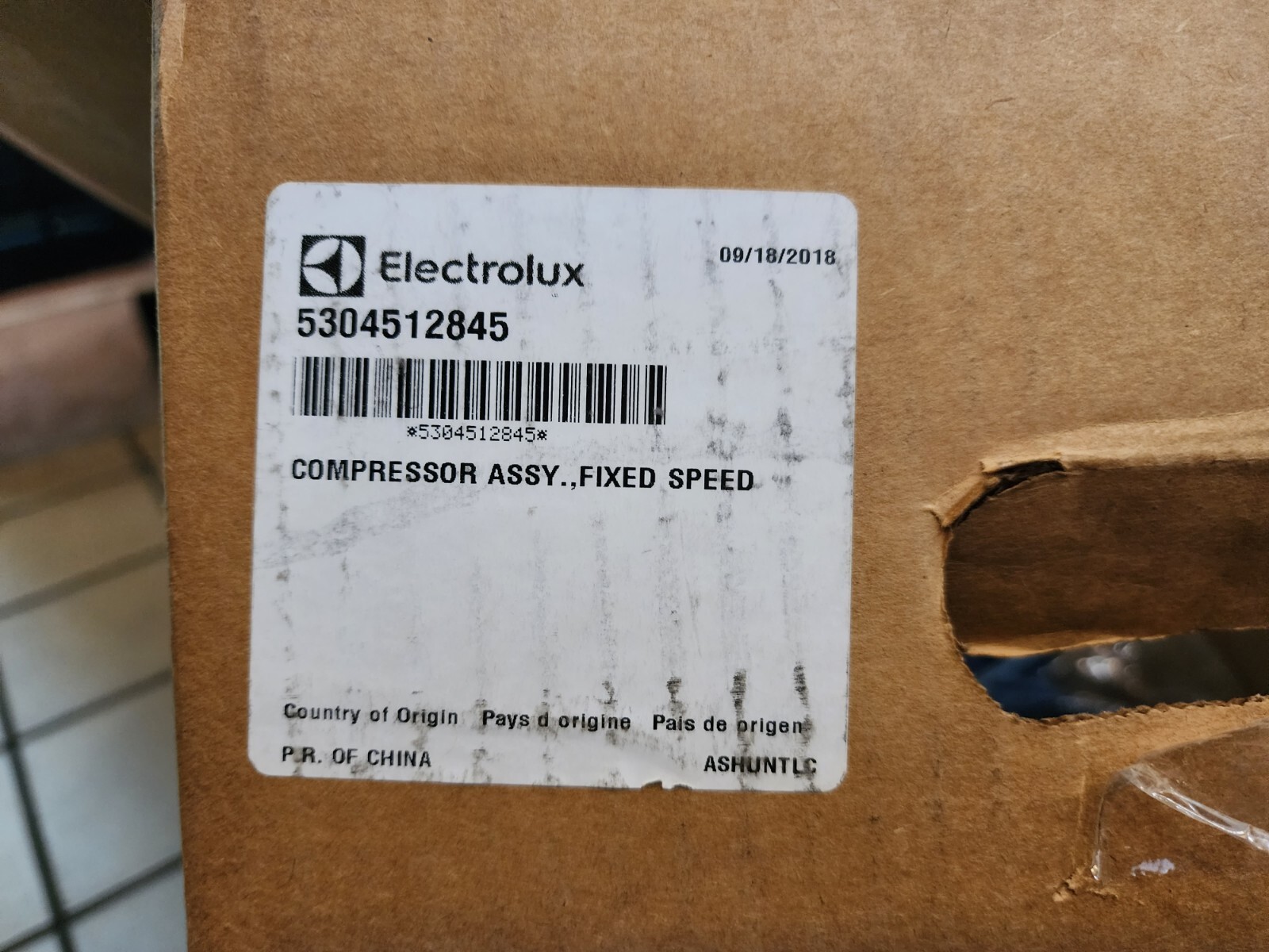 Frigiaire Refrigerator Compressor