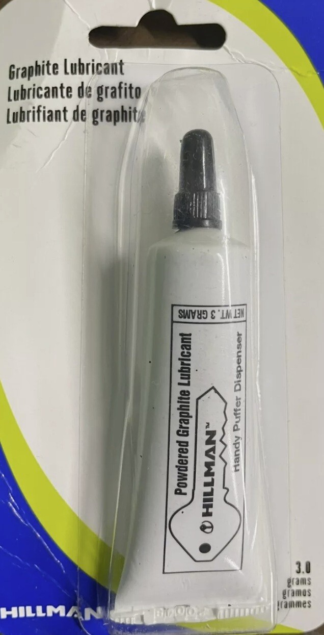 3 Gram Puffer Squeeze Tube , Powdered Graphite Frozen Lock Lubricant , 703185