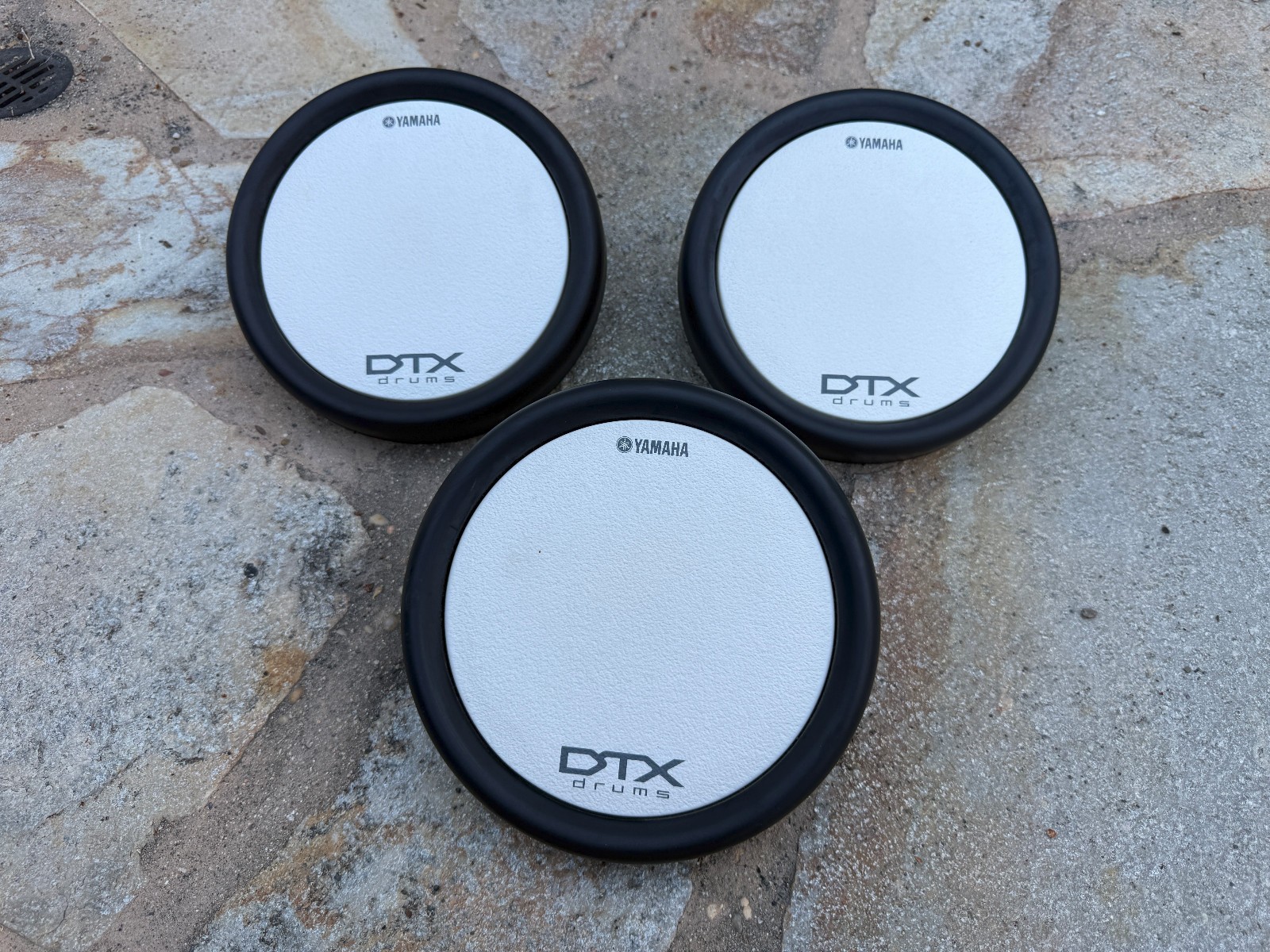 THREE PACK Yamaha XP70 7" DTX-PAD SILICONE for Snare and Tom