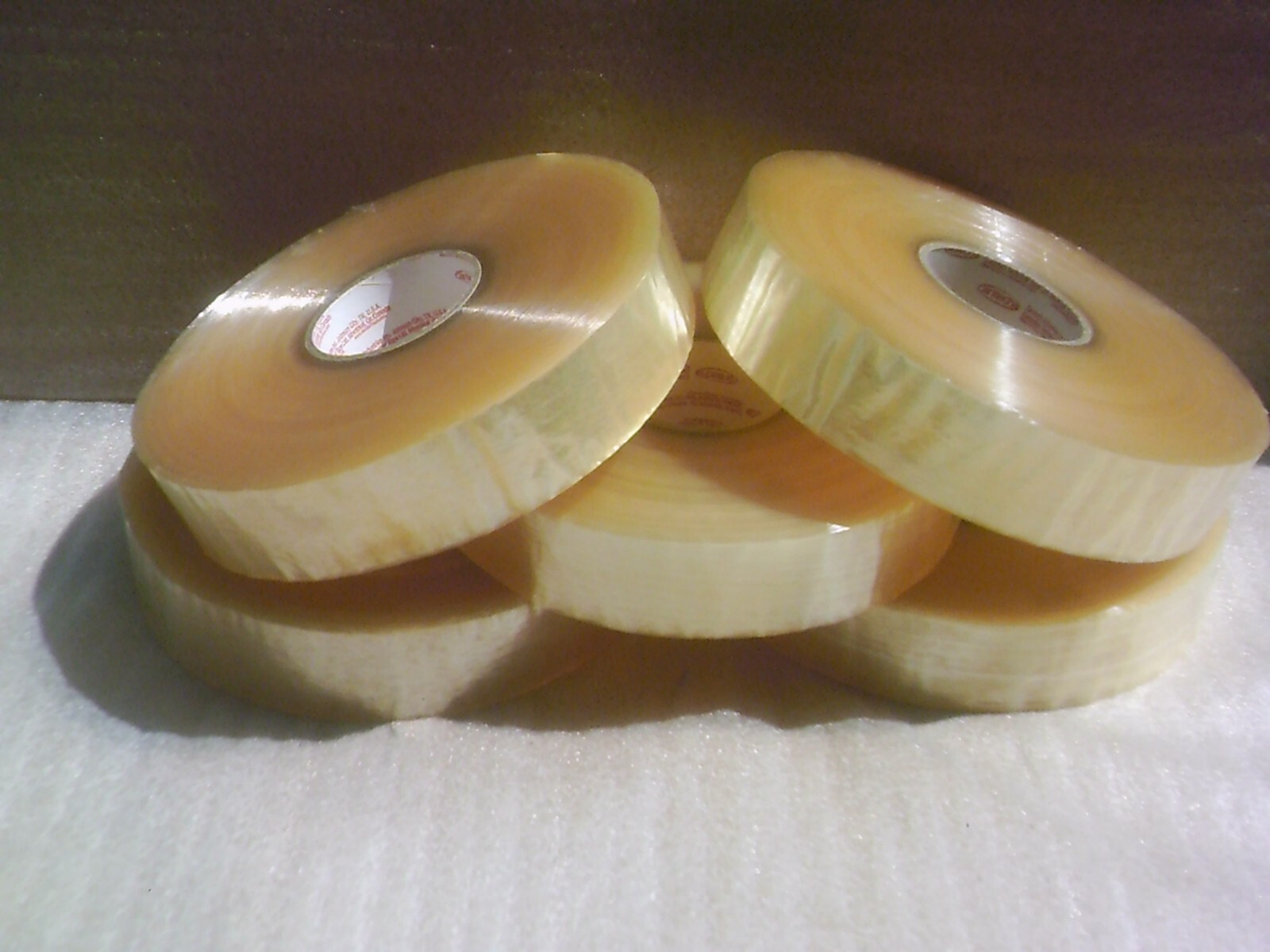 CANTECH 264 CLEAR CARTON SEALING TAPE 48mm X 914M SET OF 5 ROLLS  (NEW)