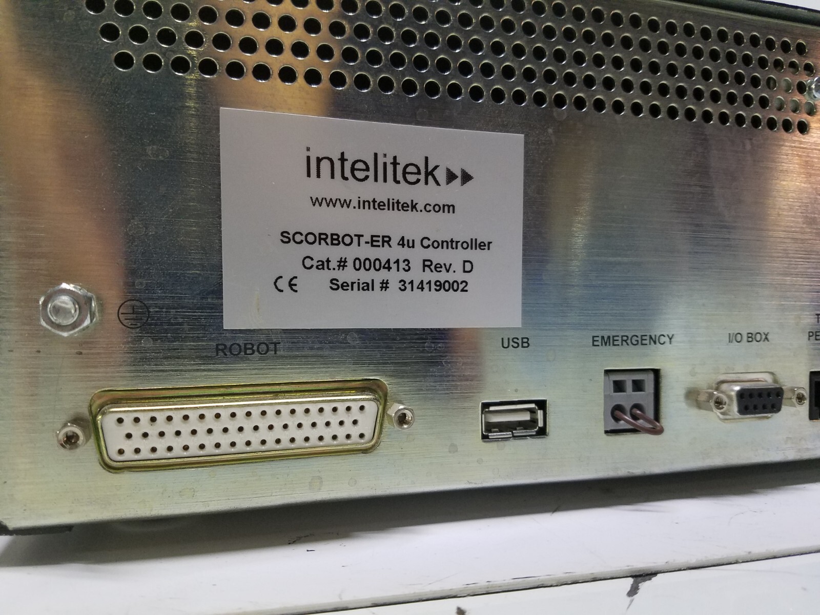 Intelitek SCORBOT-ER 4U Controller PN: 000413 Rev D