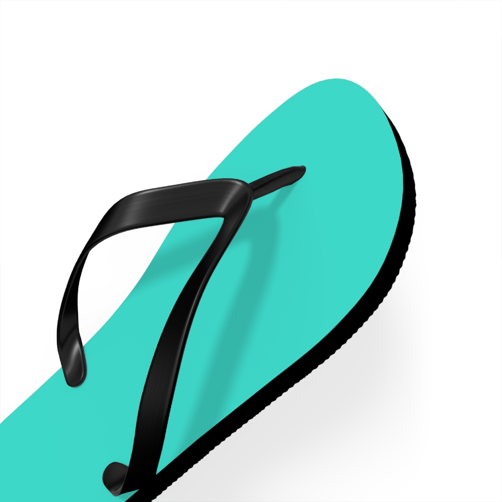 Neon Turquoise Flip Flops, Sandals Slides, Summer Footwear, Brand New