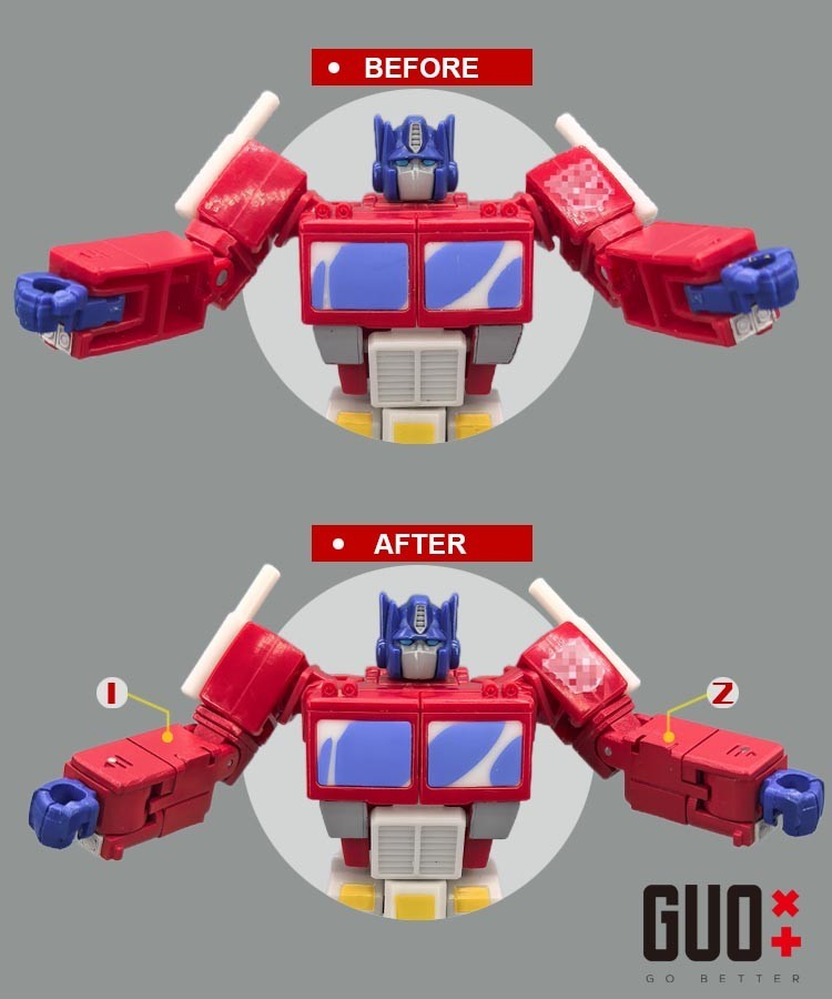 GO BETTER 3D DIY Upgrade Kit For SS Devastation OP Prime （#PART A）