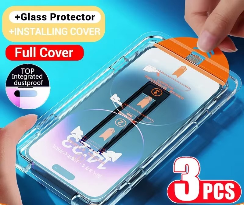 Screen Protector for iPhone 17 16 15 14 13 12 11 XS Oleophobic Easy to Install