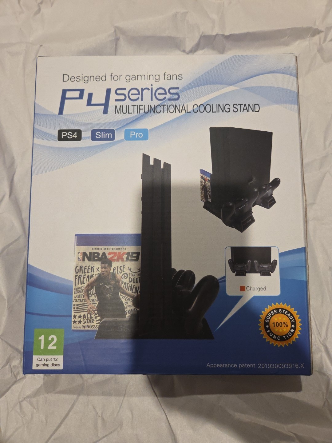 P4 Series Multifunctional Cooling Stand for PS4, PS4 Slim, & PS4 Pro