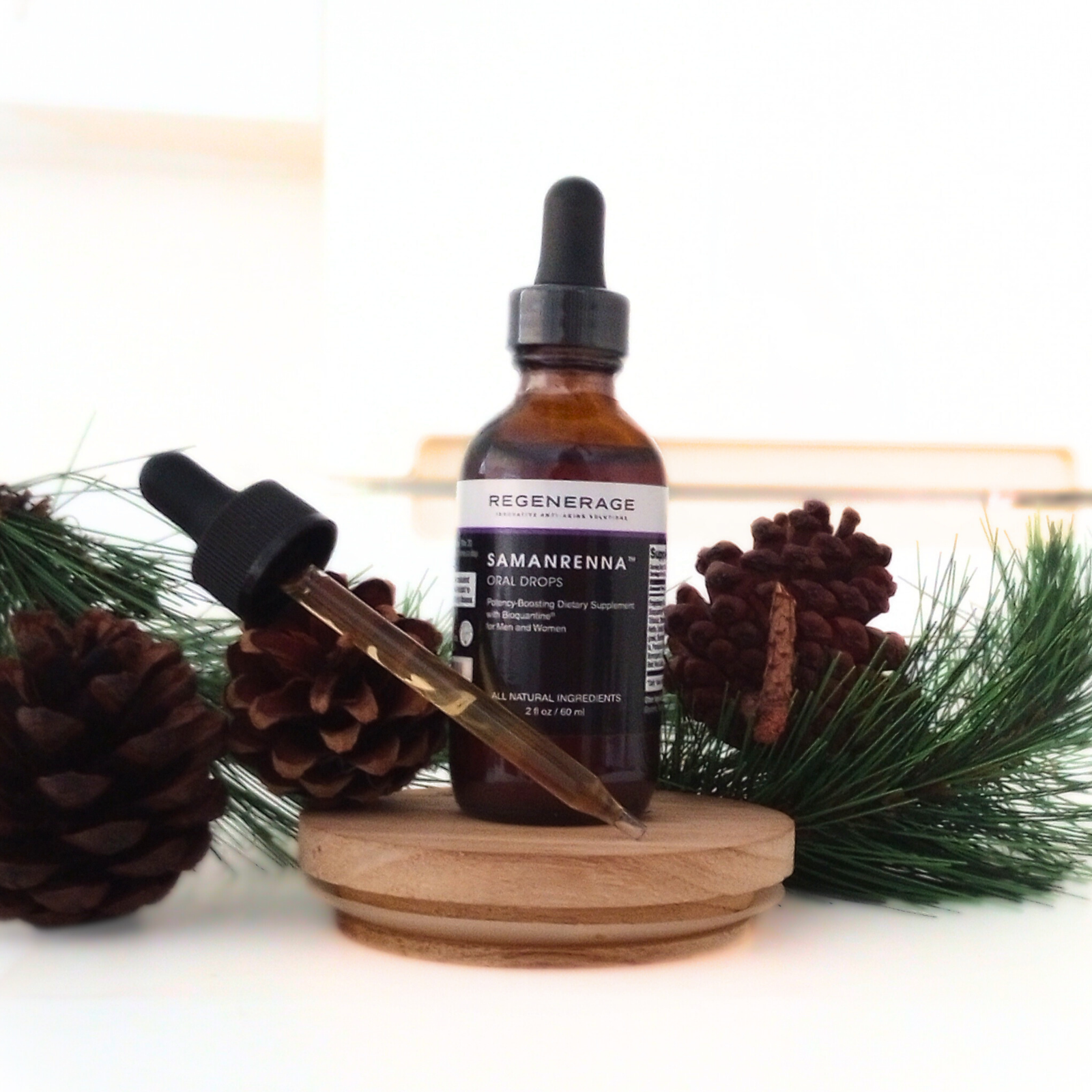 Potency-Boost Herbal Drops, Testosterone Natural Booster with Black Maca