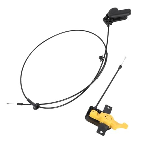 Front Hood Release Control Cable with Release Handle and Latch Bracket Cable