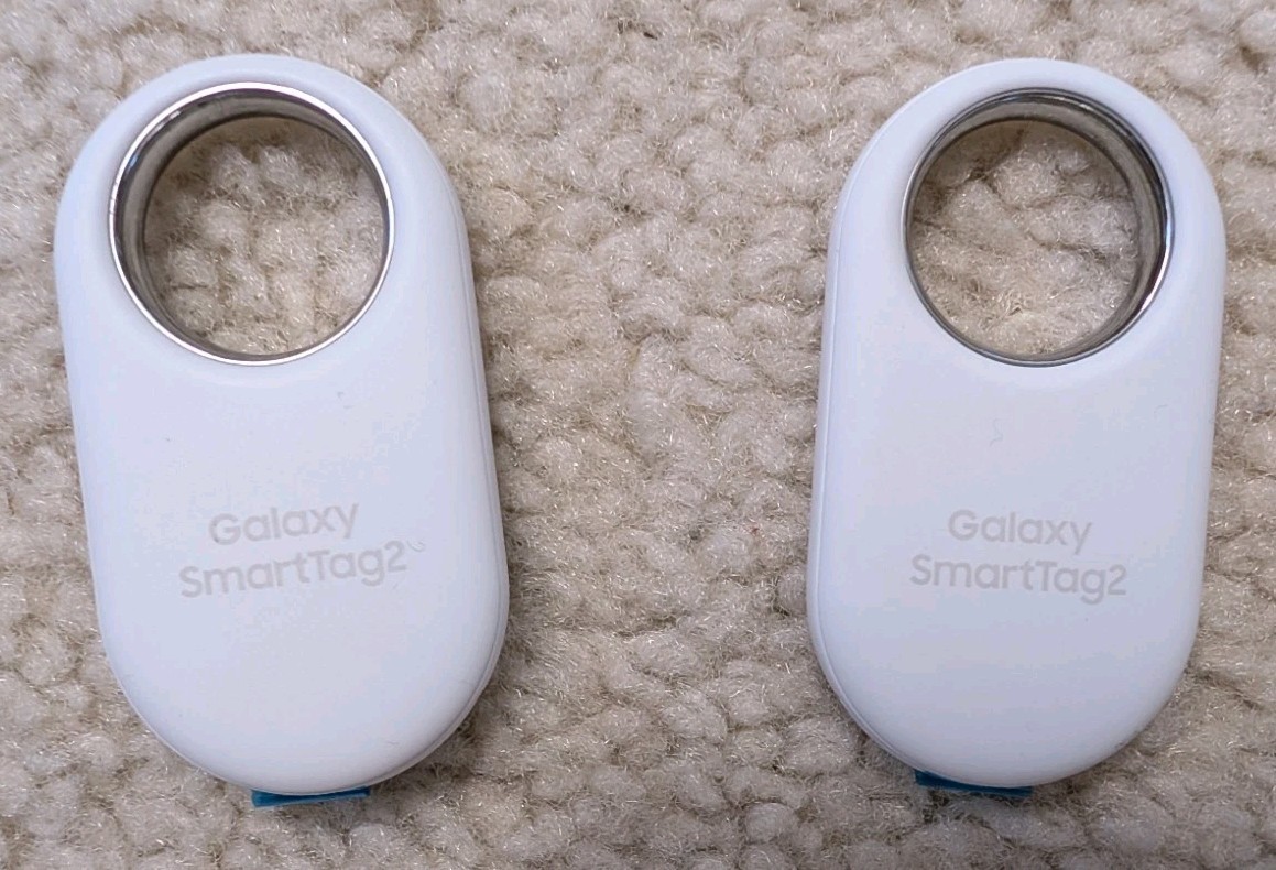 Lot of 2: Samsung Galaxy SmartTag2 Bluetooth Tracker GPS  | White | NEW | No Box