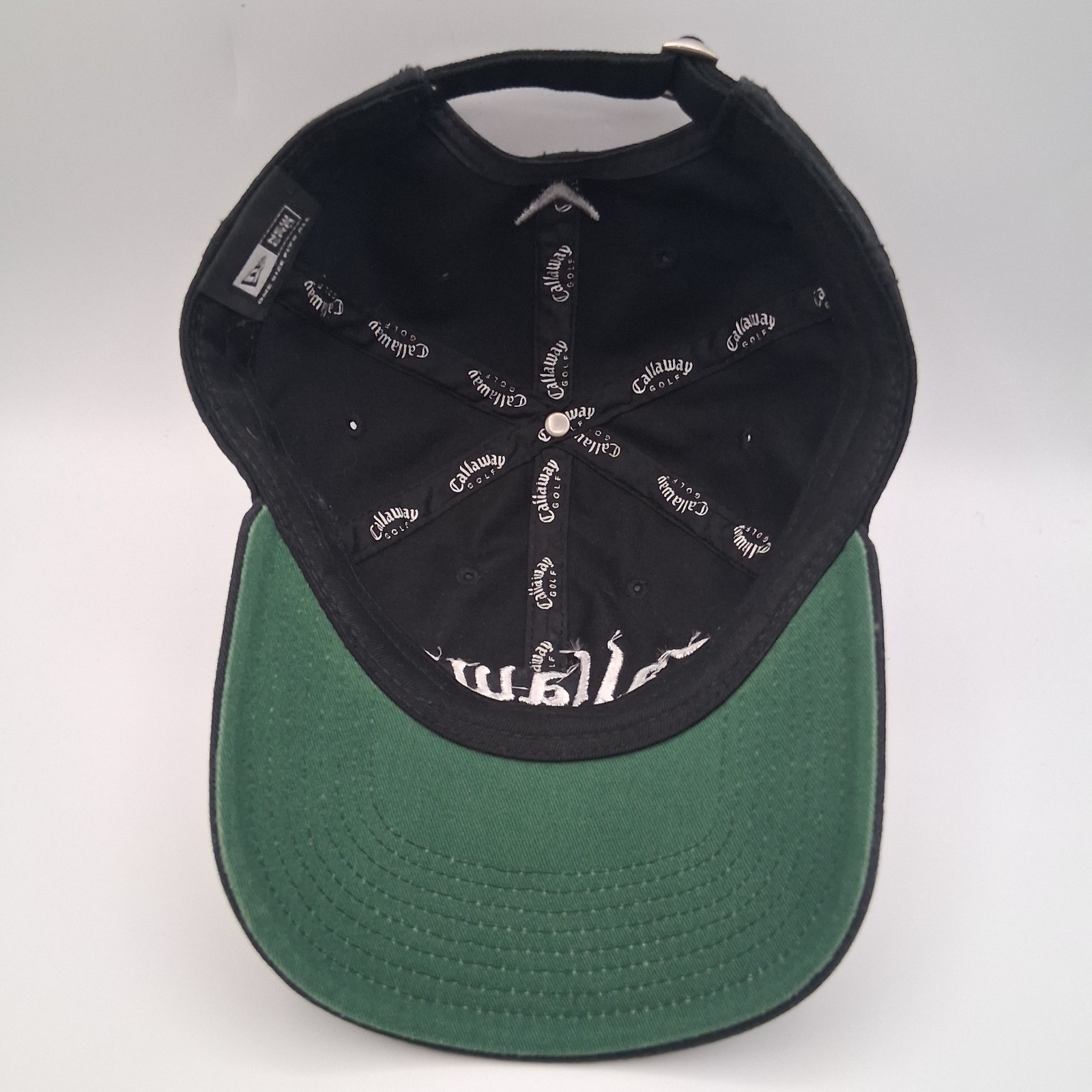 Callaway Golf Hat Cap FT-5 Tour i New Era Black Strap Back White Script Logos
