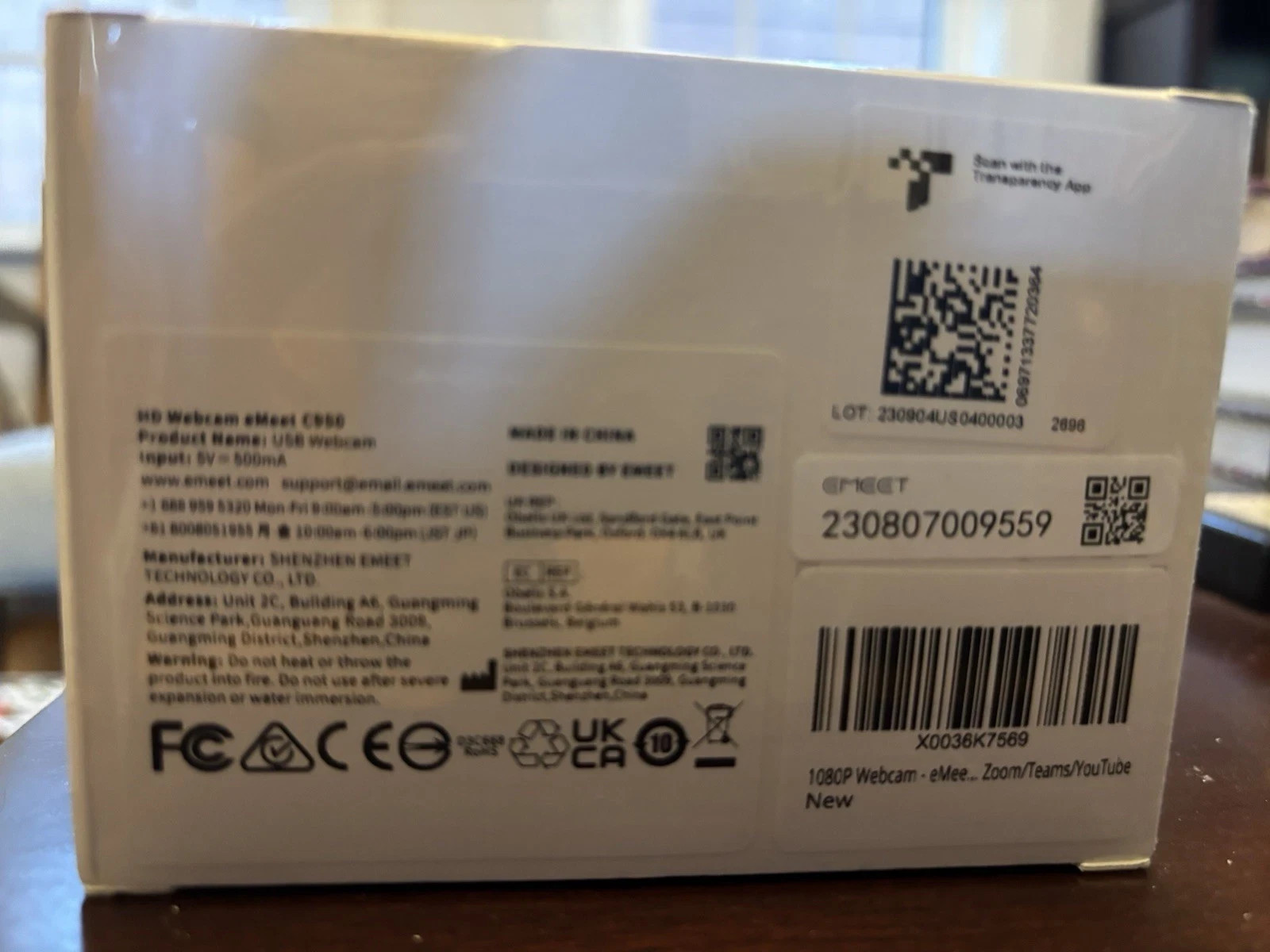 EMEET SmartCam C950 USB Webcam 1080P HD