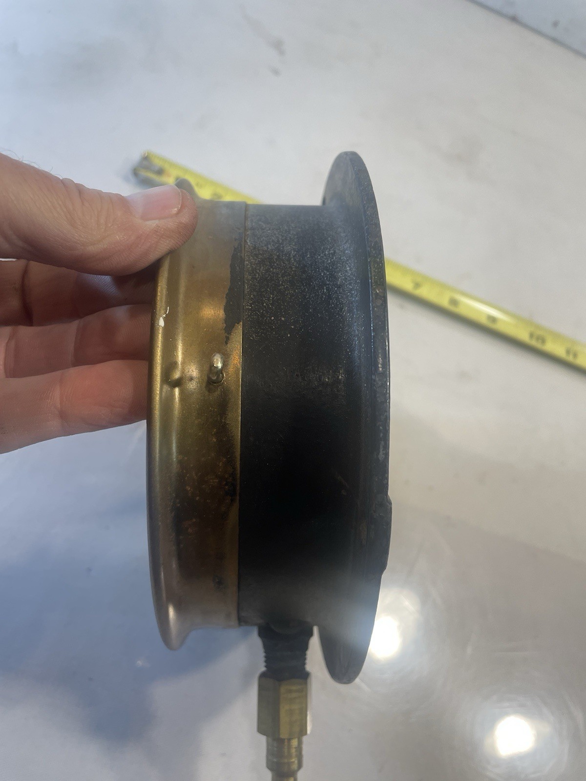Vintage Ashcroft Brass Pressure Guage