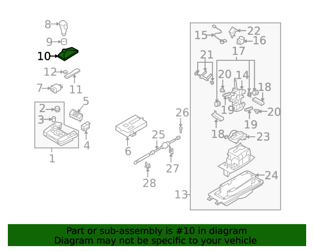 Genuine Audi Shift Boot 4L1-713-118-A-1KT