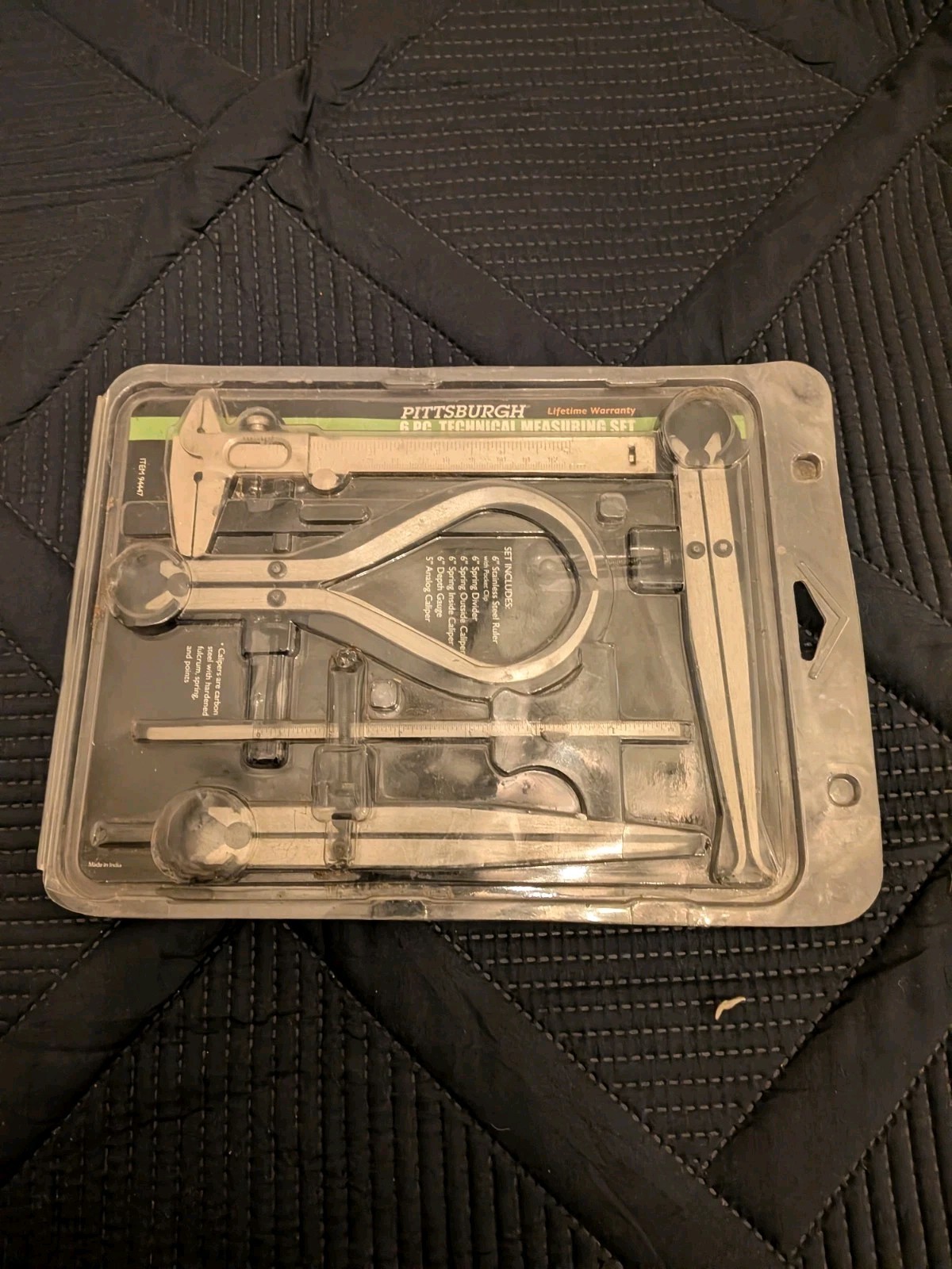 Pittsburgh 6 Pc. Technical Measuring Kit New In Plastic