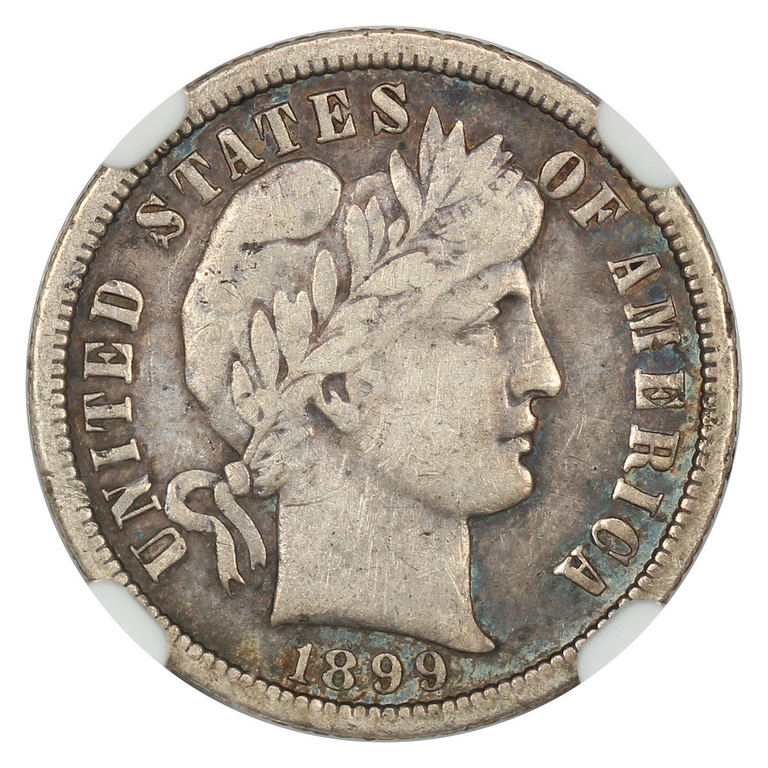 1899-O 10C NGC VF25 - Barber Dime