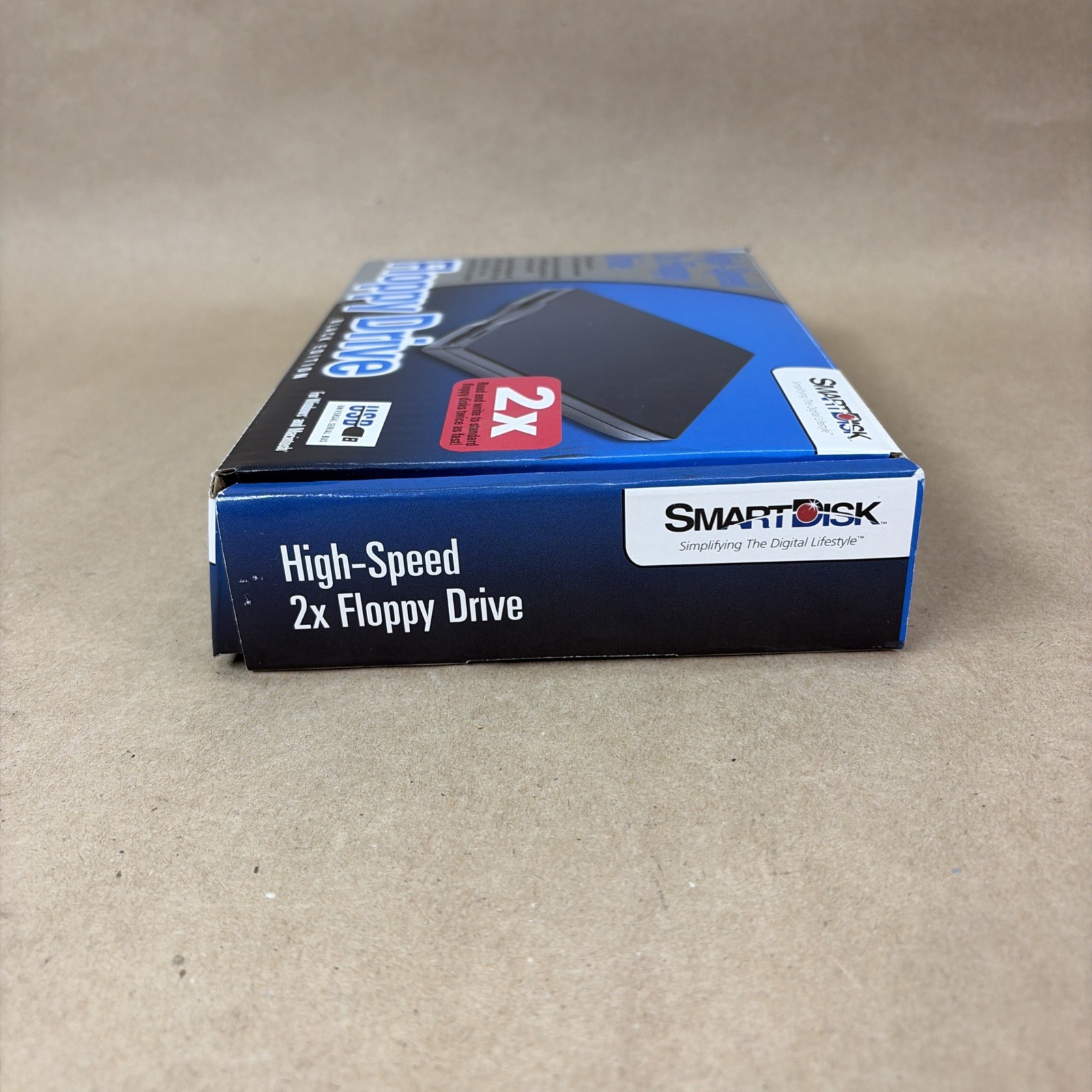 SmartDisk FDUSB-B2 USB External High Speed 2x Floppy Disk Drive 3.5" Black New