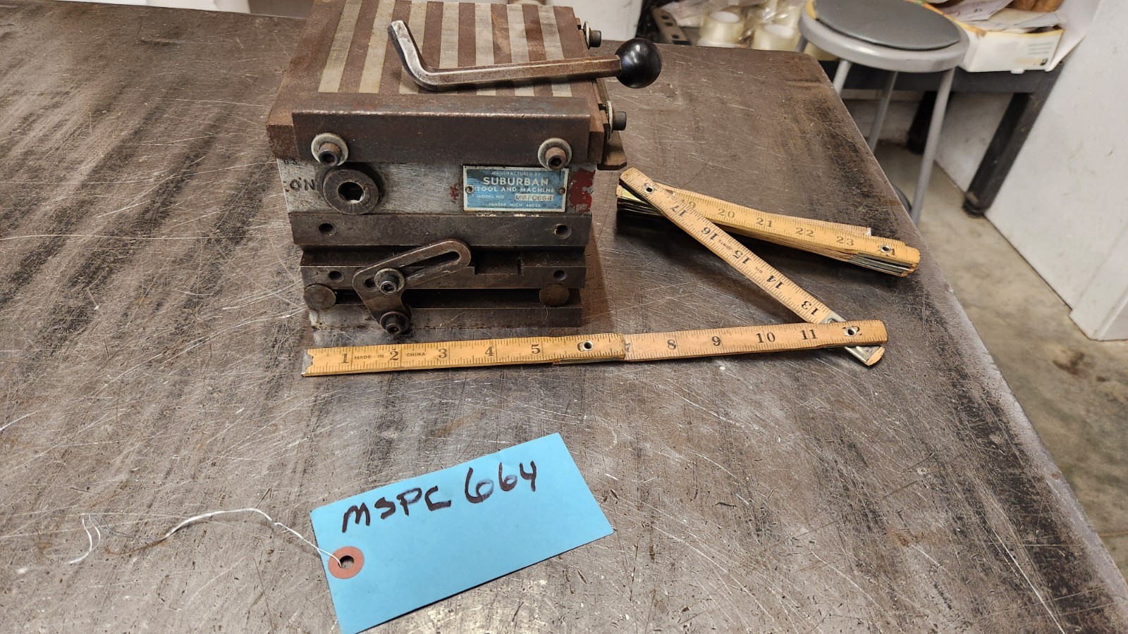 Suburban MSPC-66 6x6x5" Compound Angle Magnetic Sine Chuck Surface Grinder Tool