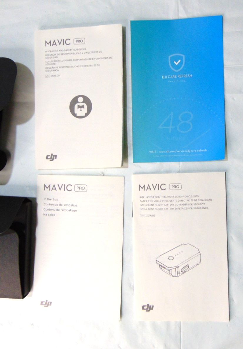 DJI Mavic Pro Drone Original * BOX ONLY * With Manuals & bits FAST SHIPPING