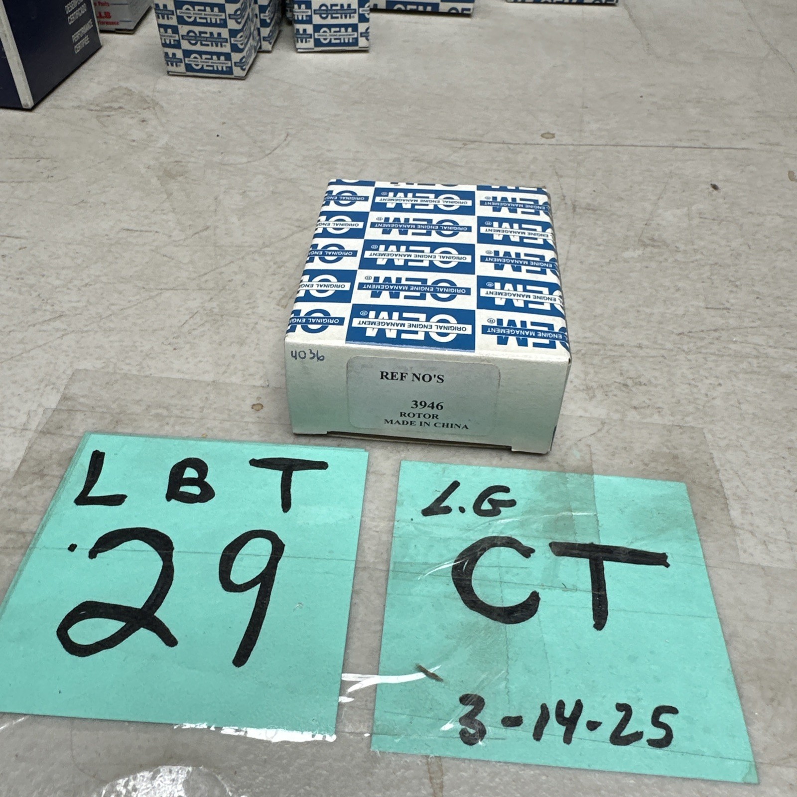 Original Engine Management Distributor Rotor 3946