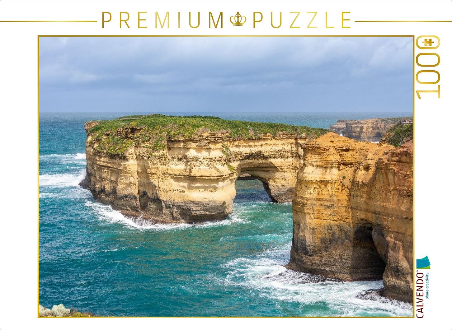 CALVENDO Puzzle Loch Ard Gorde, Great Ocean Road | 1000 Teile Lege-Größe 64x48cm