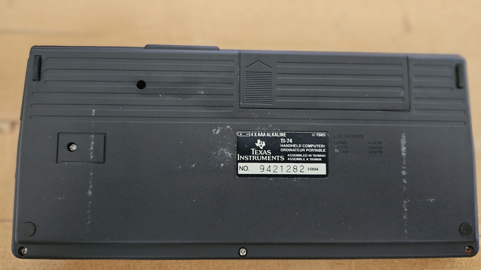 Texas Instruments TI-74S Vintage Handheld Computer w/ EPROM Ultra-Nav Case