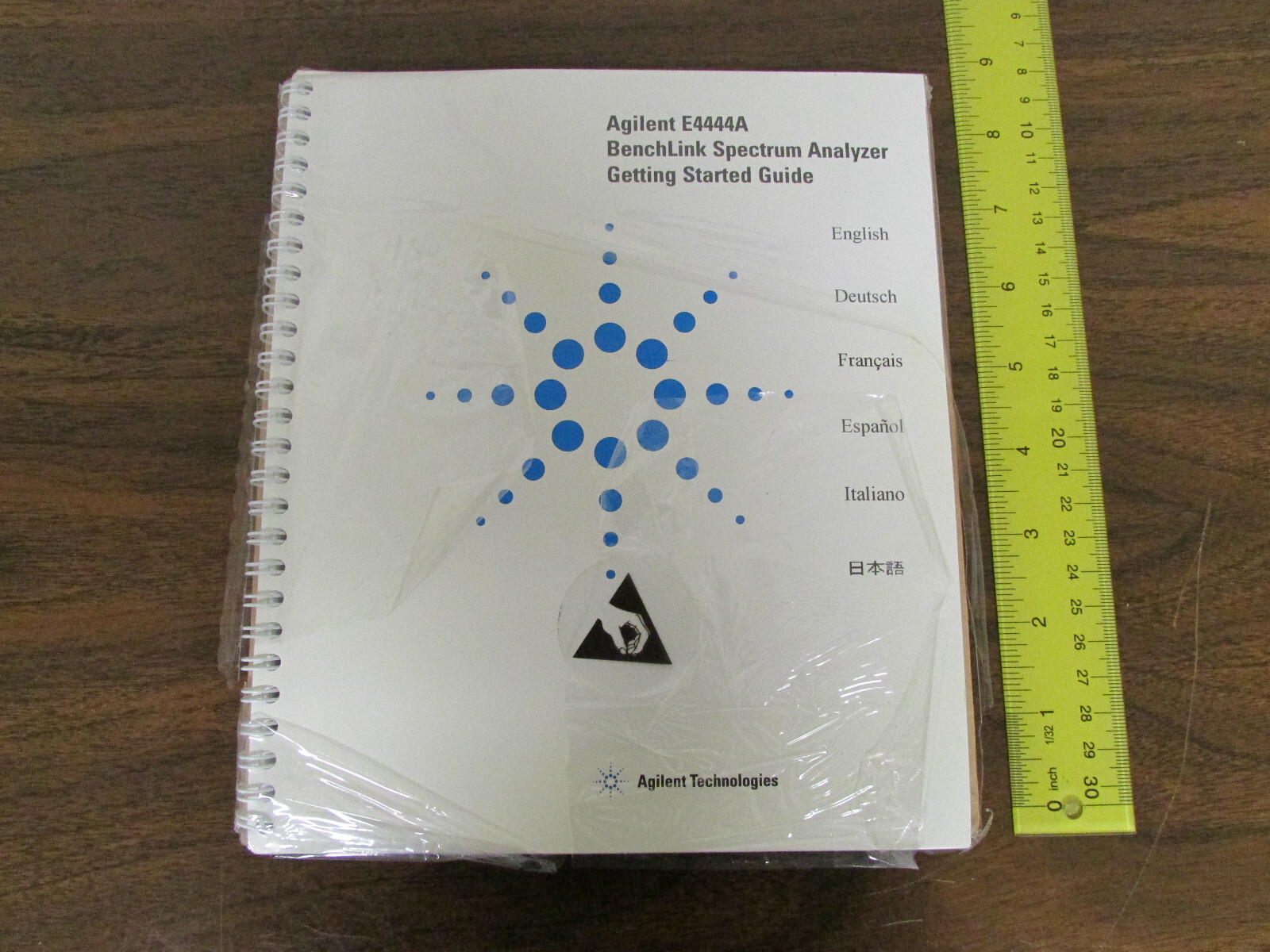Agilent E4444-60001 E4444A BenchLink Spectrum Analyzer Getting Started Guide