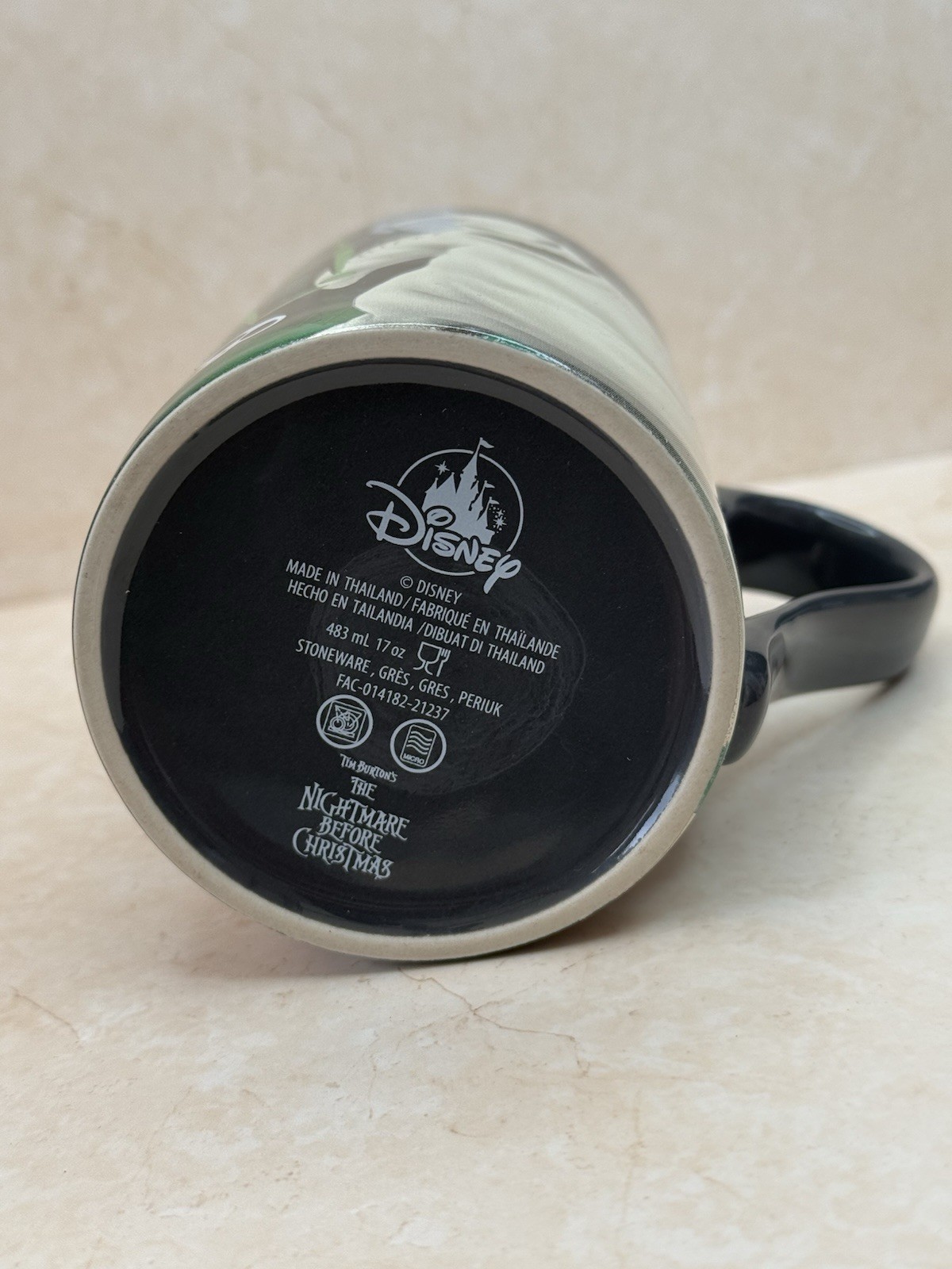 Disney Store Nightmare Before Christmas Oogie’s Turn to Boogie Mug