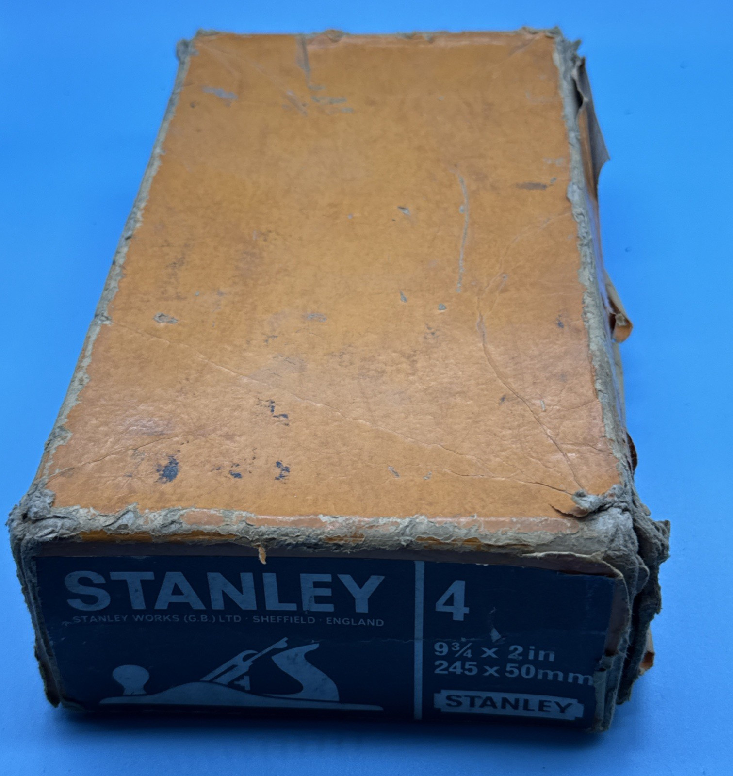 Stanley Bailey No. 4 Smooth Bottom Wood Plane with Original Box