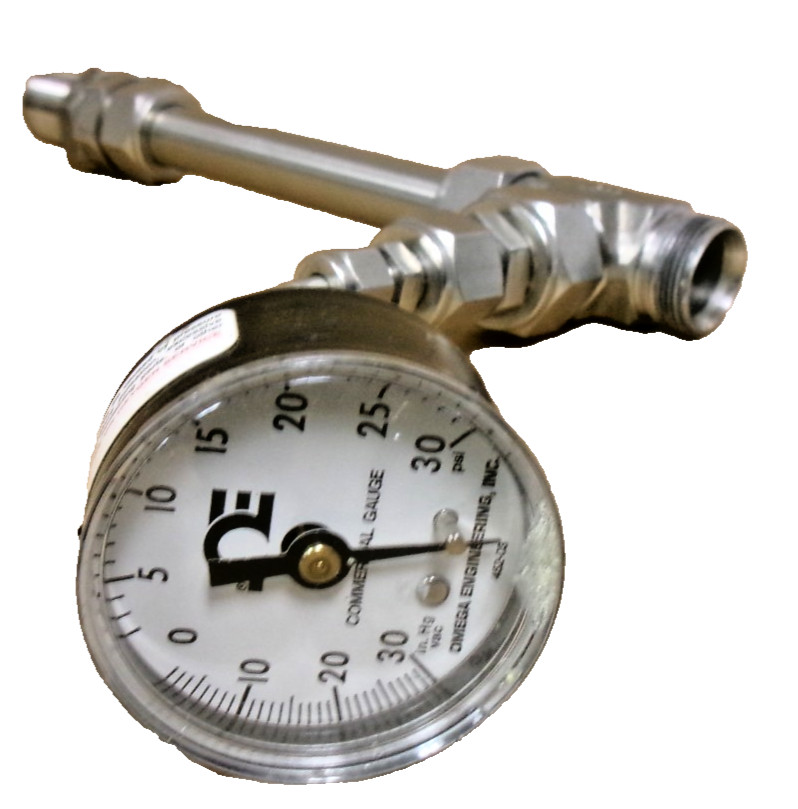 NEW OLD STOCK-Temp Bimetal Thermometer316TB99 SWAGELOK 316-PDN-1" THREAD