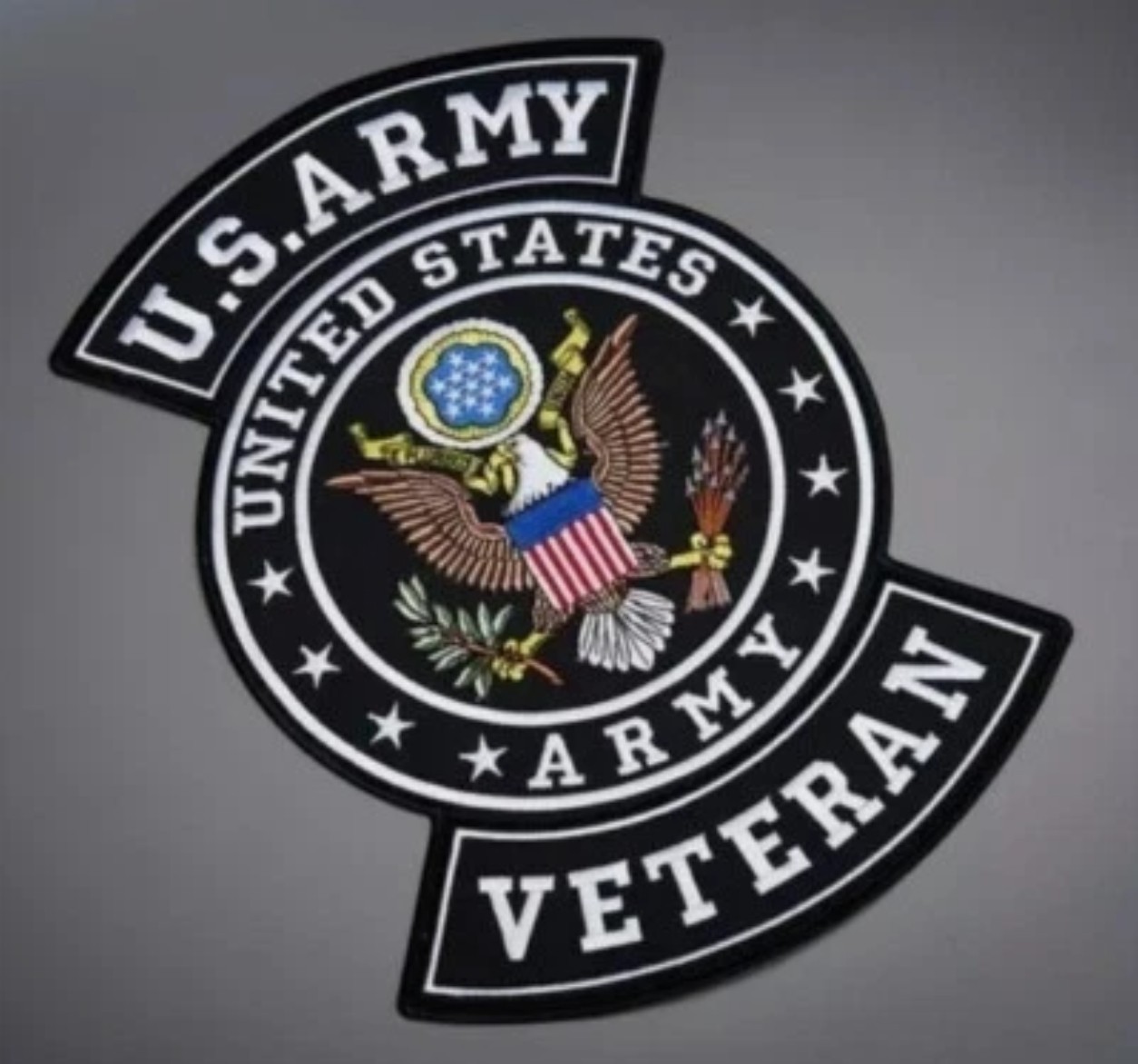 US ARMY Veteran Large Backless Custom Vest