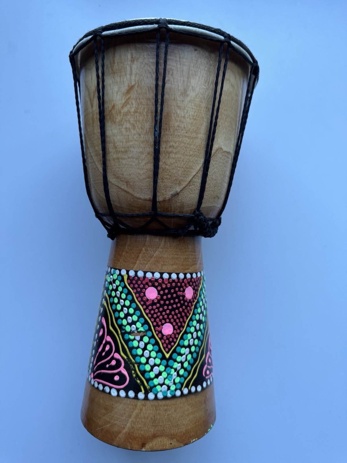African Djembe Drum Wood Music Instrument Ethnic Percussion