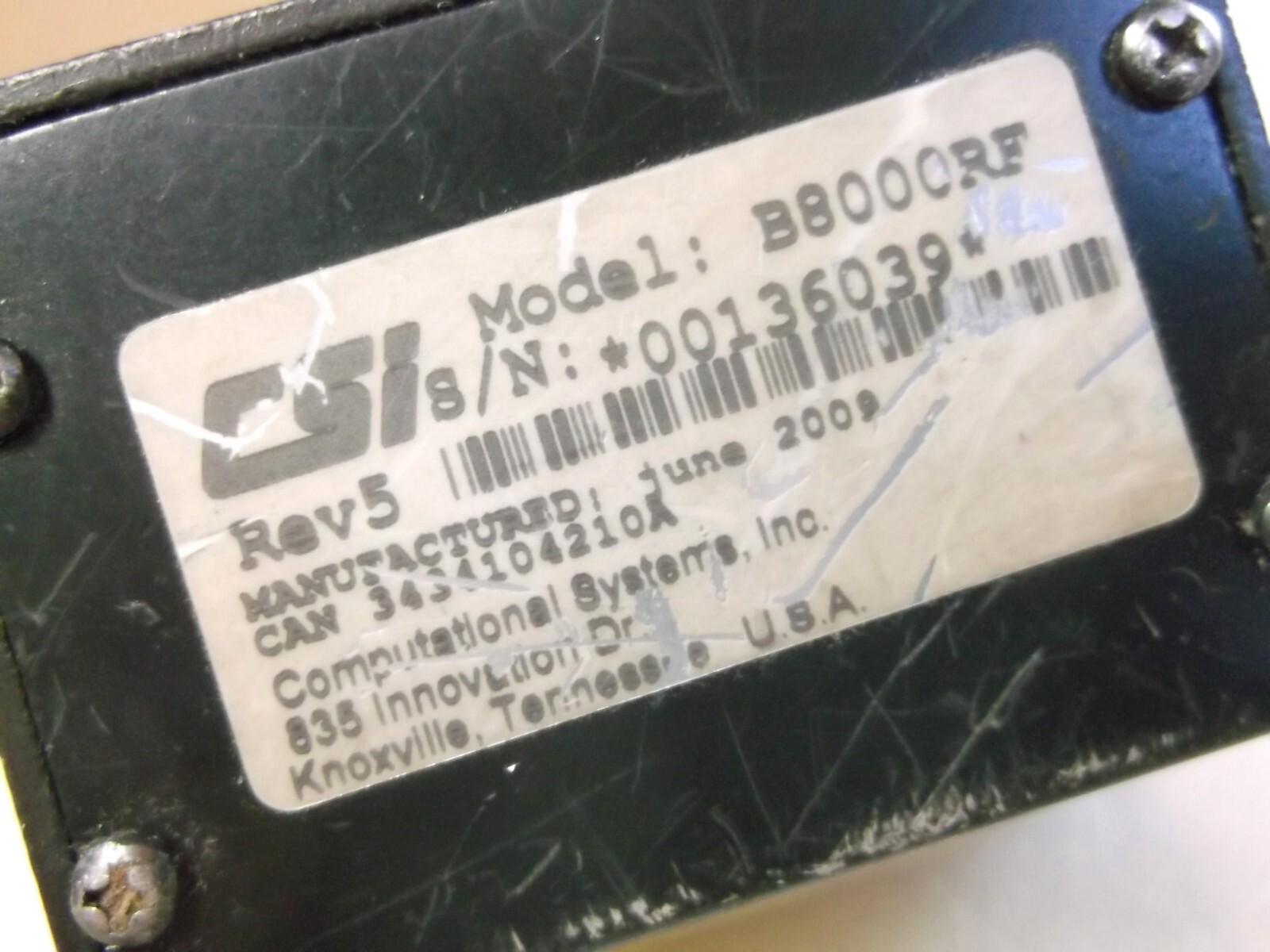CSI UltraSpec B8000RF Node Transmitter Module