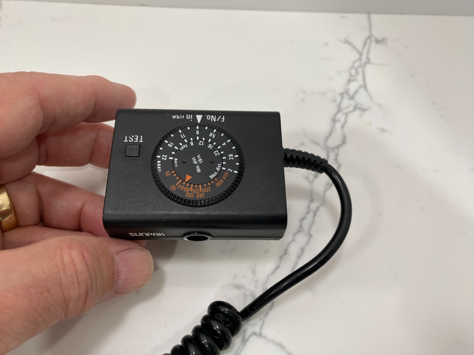 Remote Sensor w/ Cord, Sunpak, Fits Auto 411 Flash