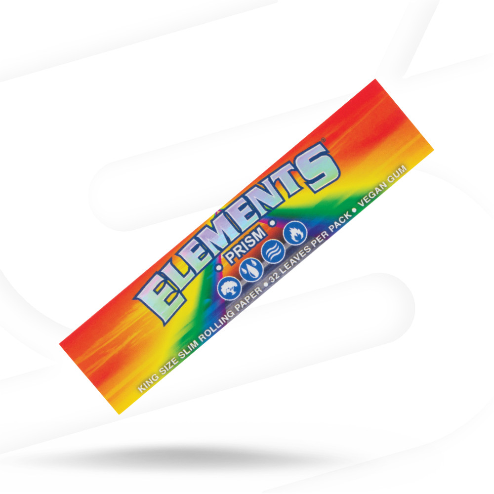 Elements Prism King Size Slim Rolling Papers 50 Ct - Full Box