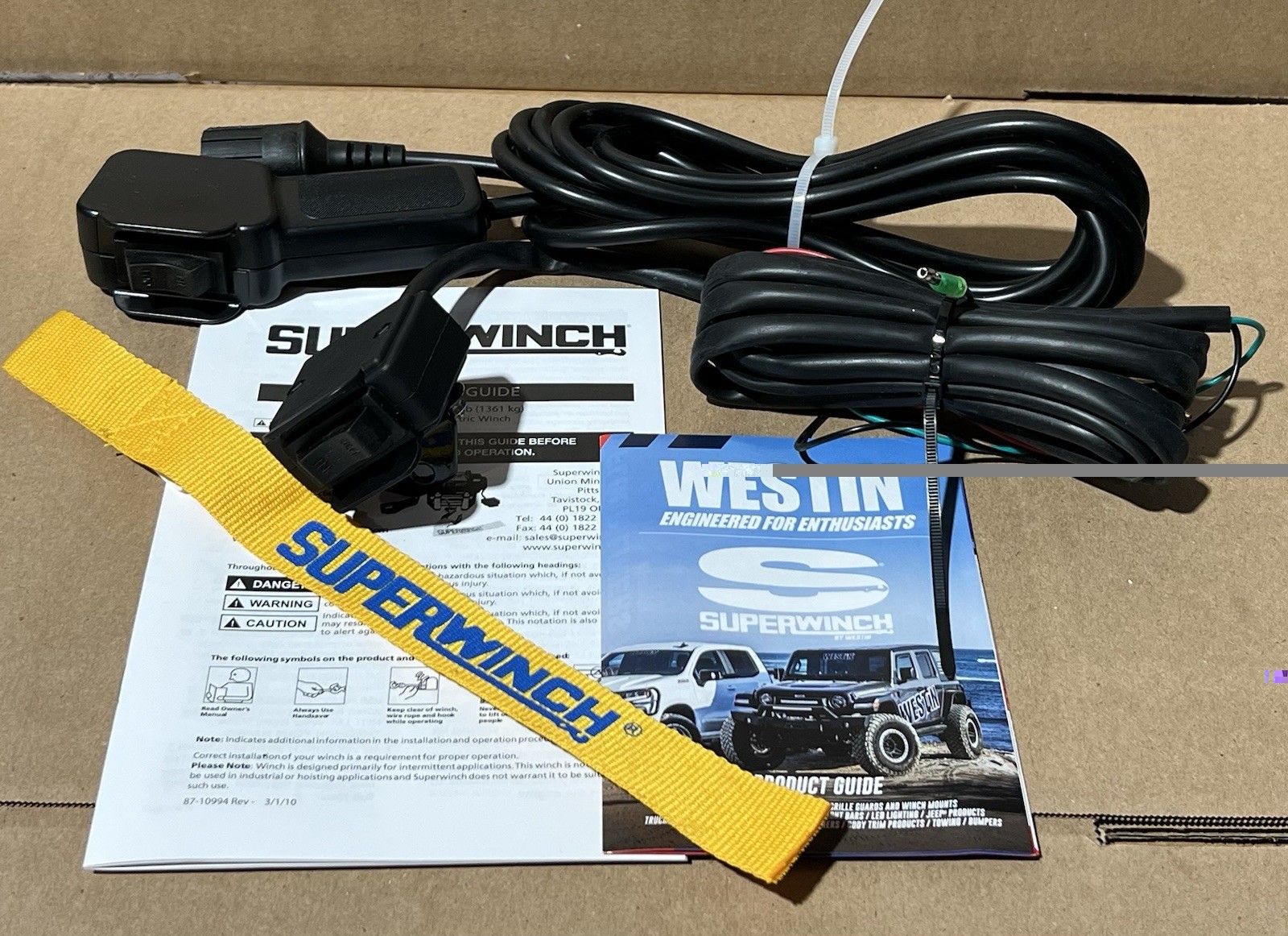 Genuine Superwinch LT3000 Winch Remote & Toggle Switch Control Replacement New