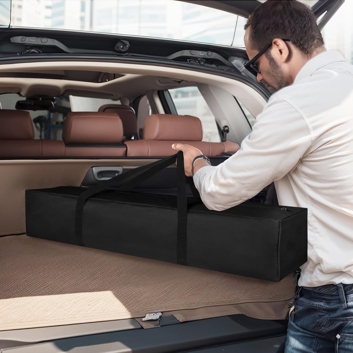 45-Inch Water-Resistant Tripod Carrying Case for Secure Storage and Transport