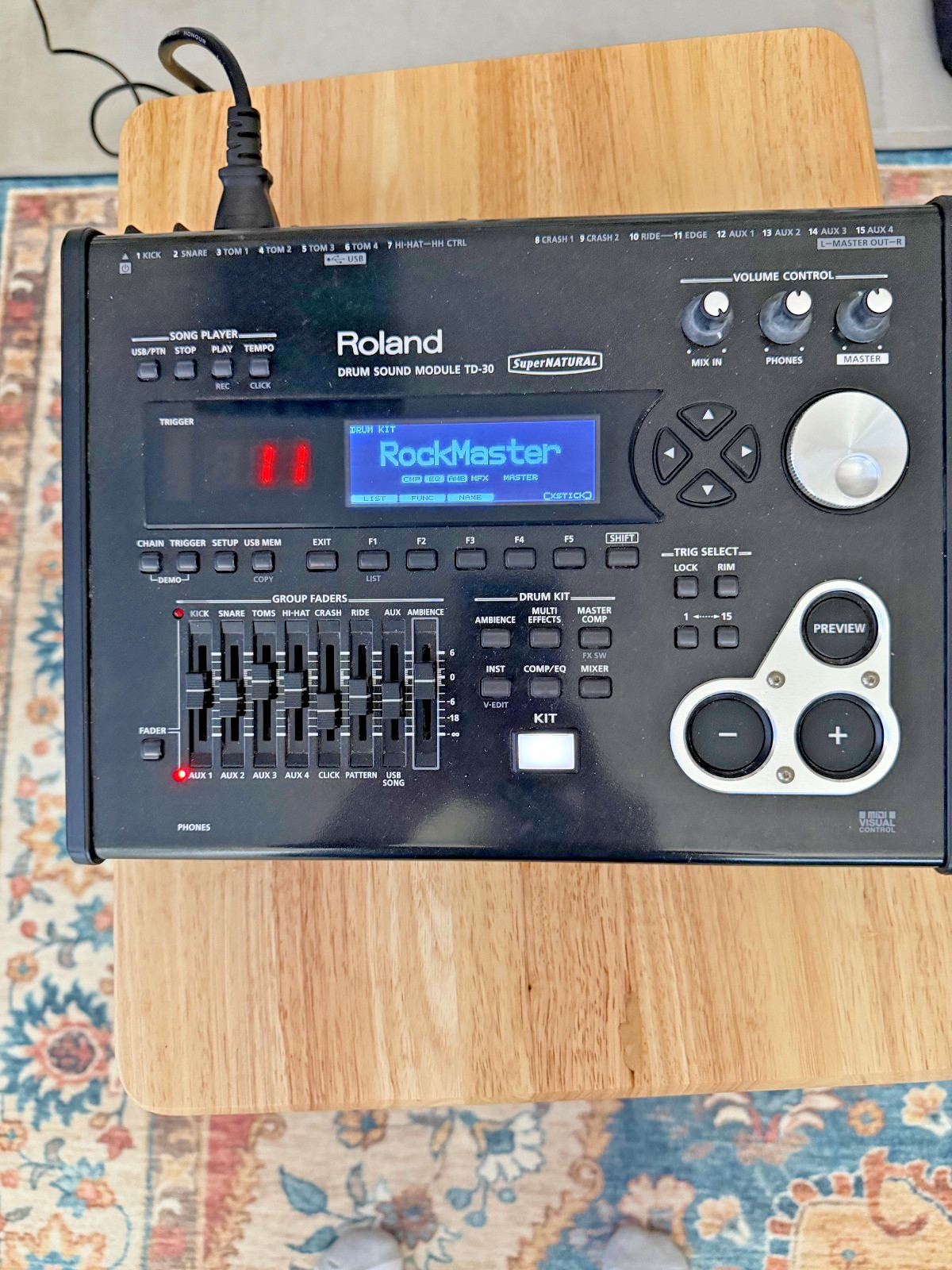 Roland TD-30 Electric Drum Brain Module V-Drum TD30