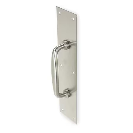 Rockwood 132 X 70C.32D Door Pull Plate, Stainless Steel, 16"L X 4"W, 0.05" Proj.