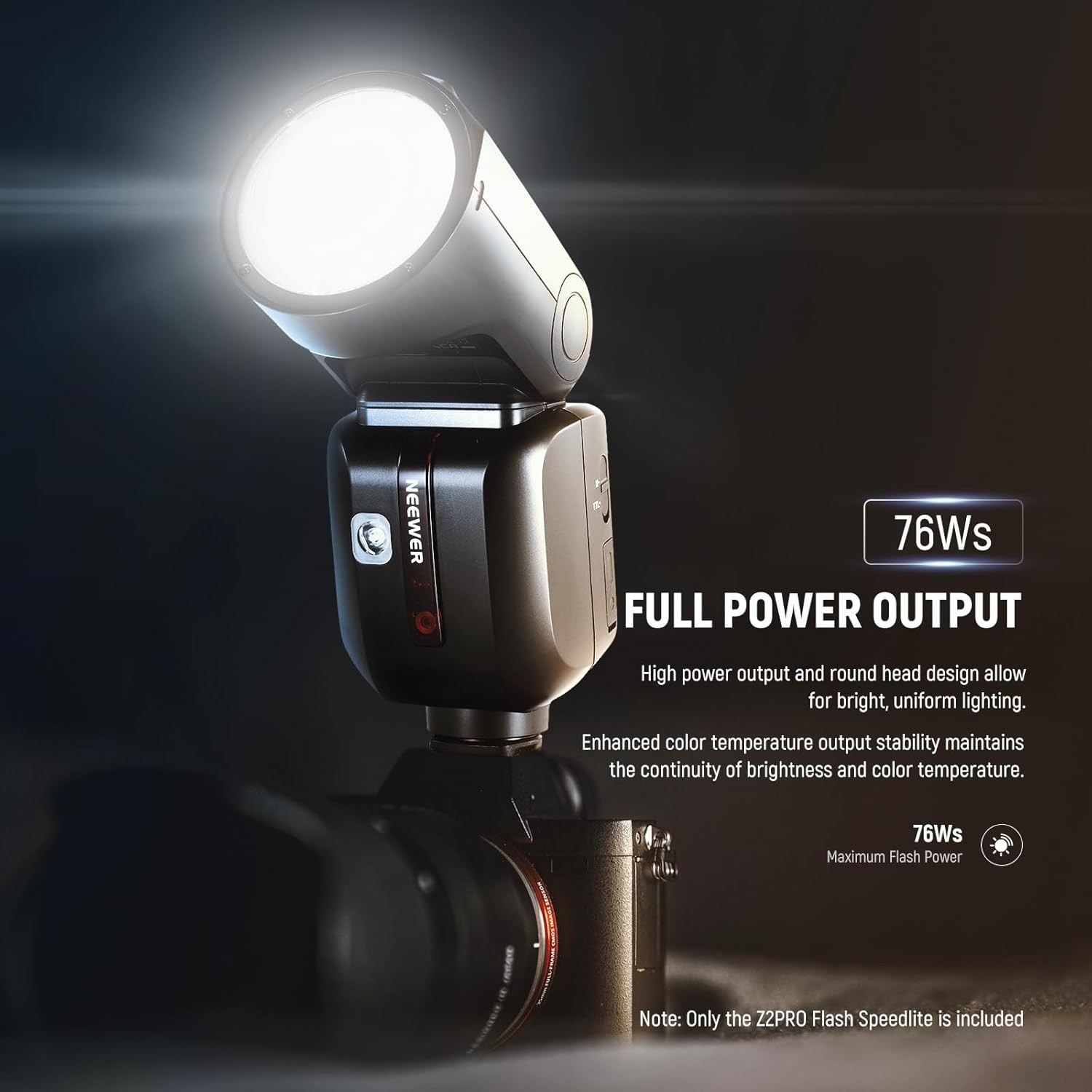 NEEWER Z2PRO Z2 Pro 2.4GHz TTL HSS Flash Light Speedlite for Canon Nikon Sony