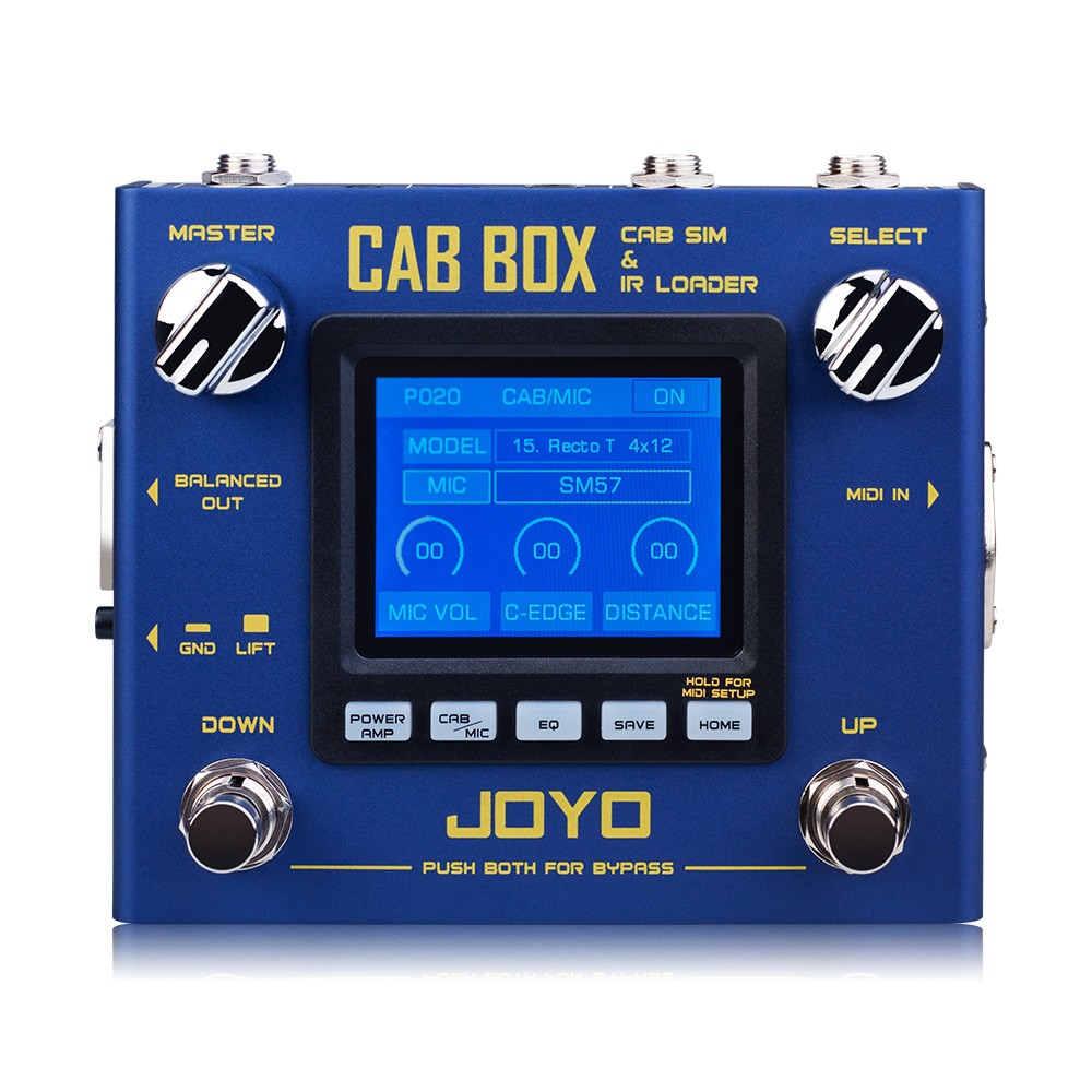 JOYO Cabinet Modeling Power Amp Simulator Effect Pedal IR loading Guitar Pedal