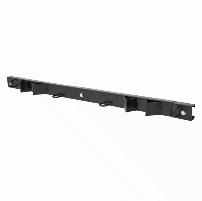 BIack Widow Motorcycle Tie-Down Rack for Pickup Trucks Secure Transport System.