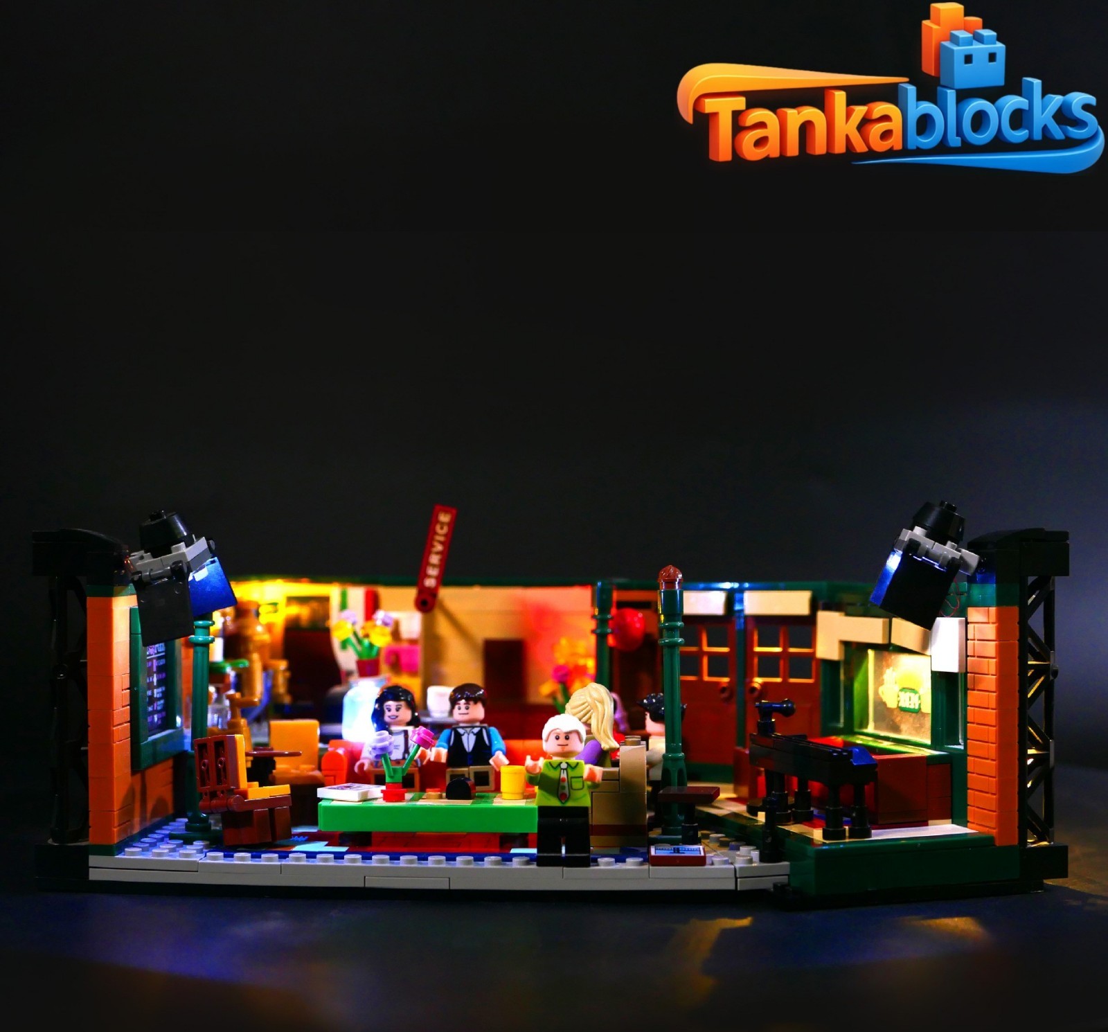 LED Light Kit for Central Perk - Compatible with LEGO® 21319 Set (Classic)
