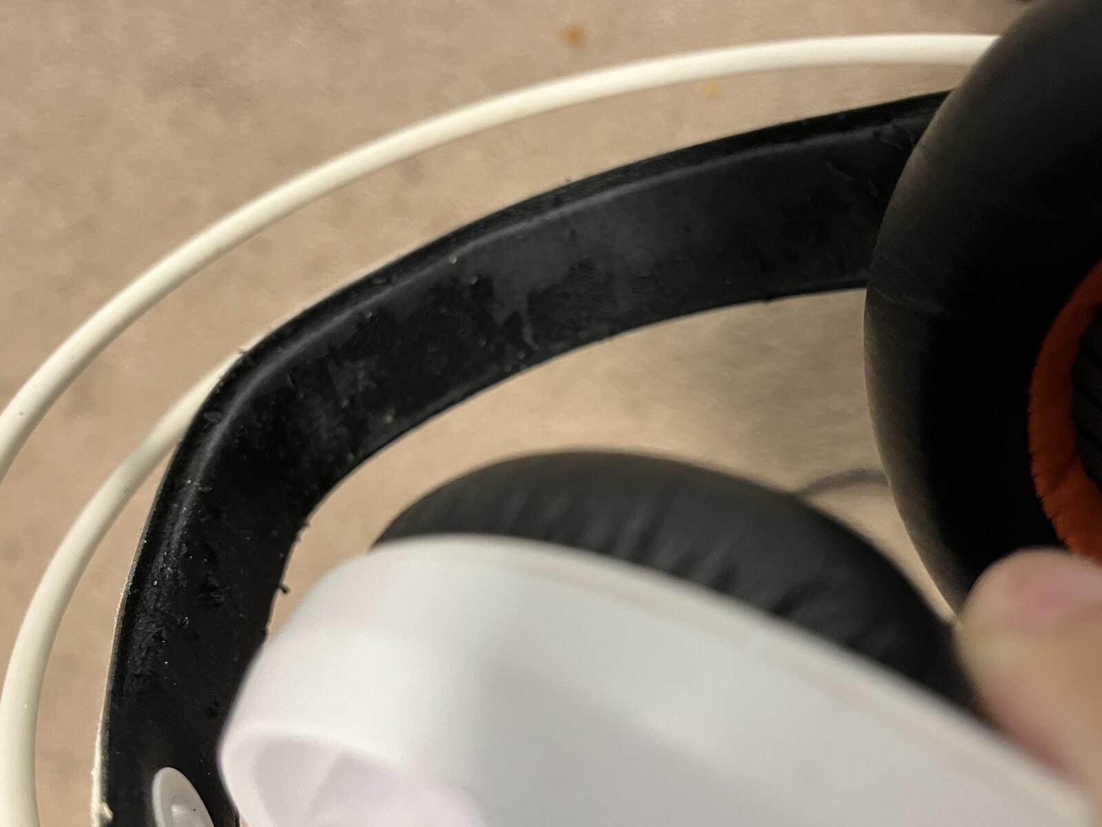 Steelseries Siberia 350 wired Headphones White Tested Works