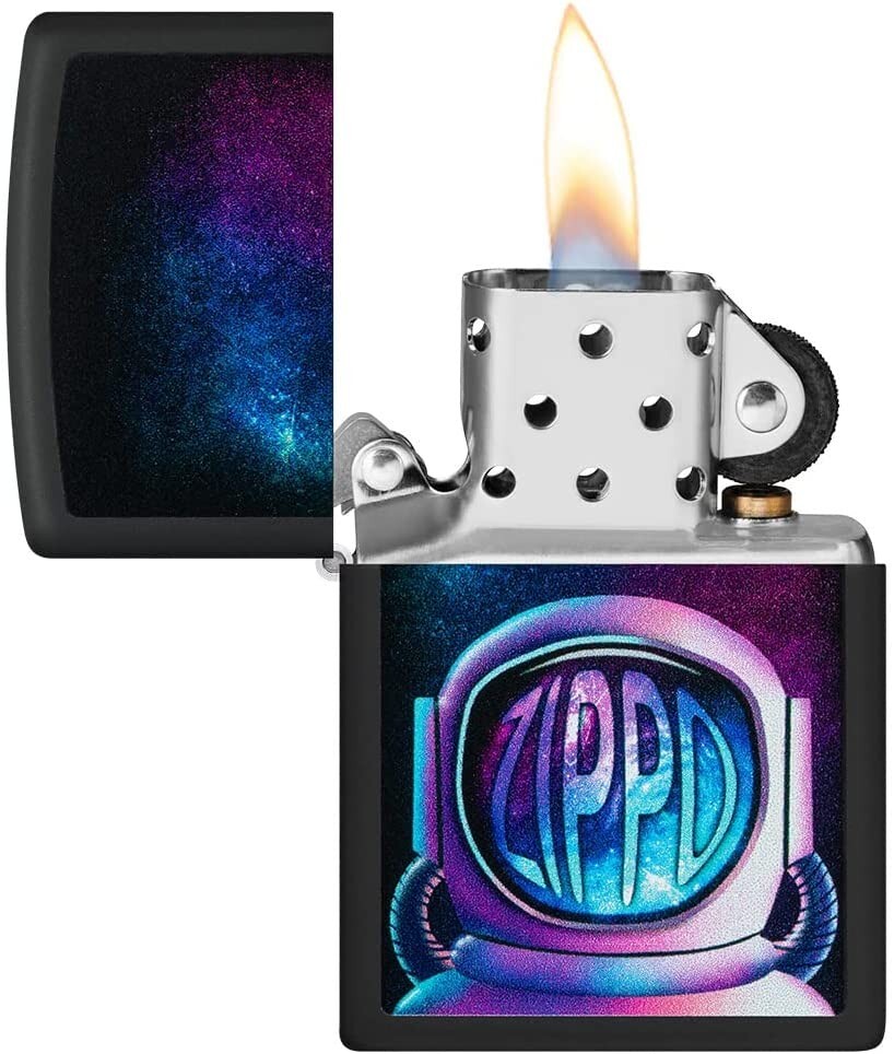 Zippo Astronaut Design Black Matte 49773