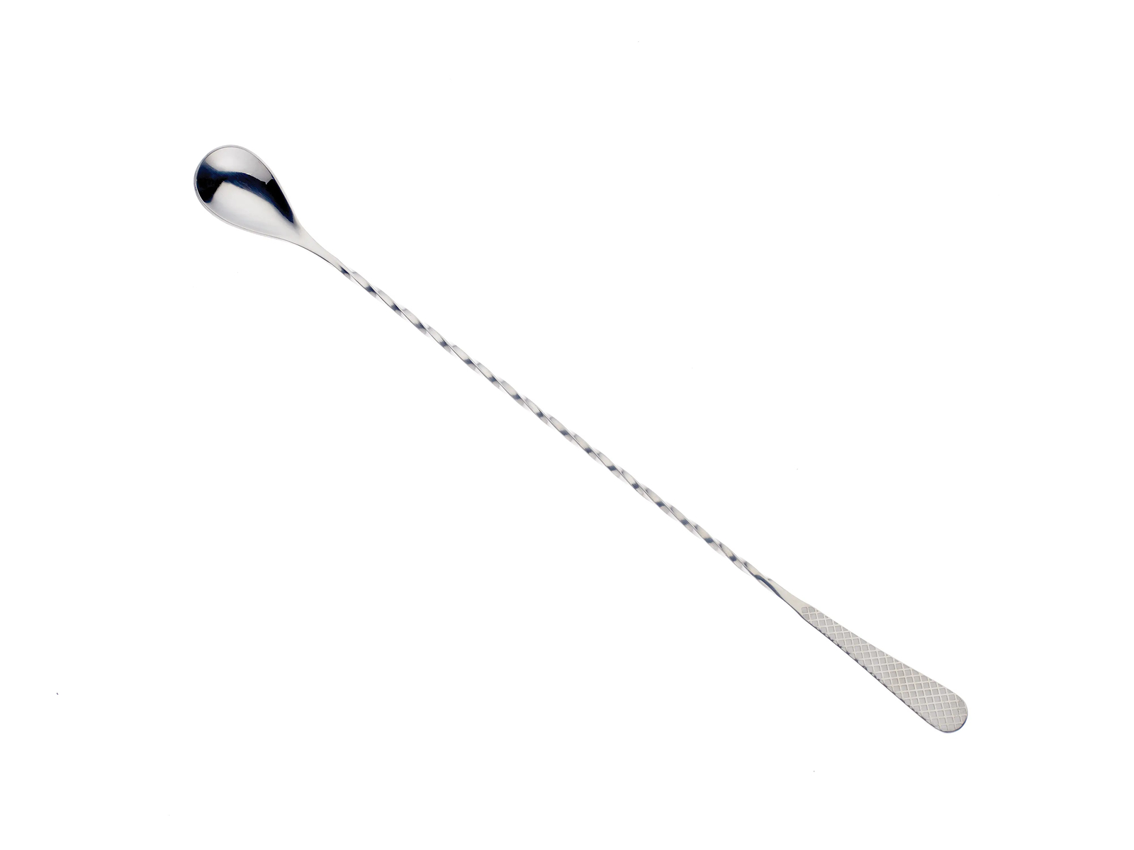 Mercer Culinary M37204 Barfly 13.1" Diamond Lattice Japanese Style Bar Spoon