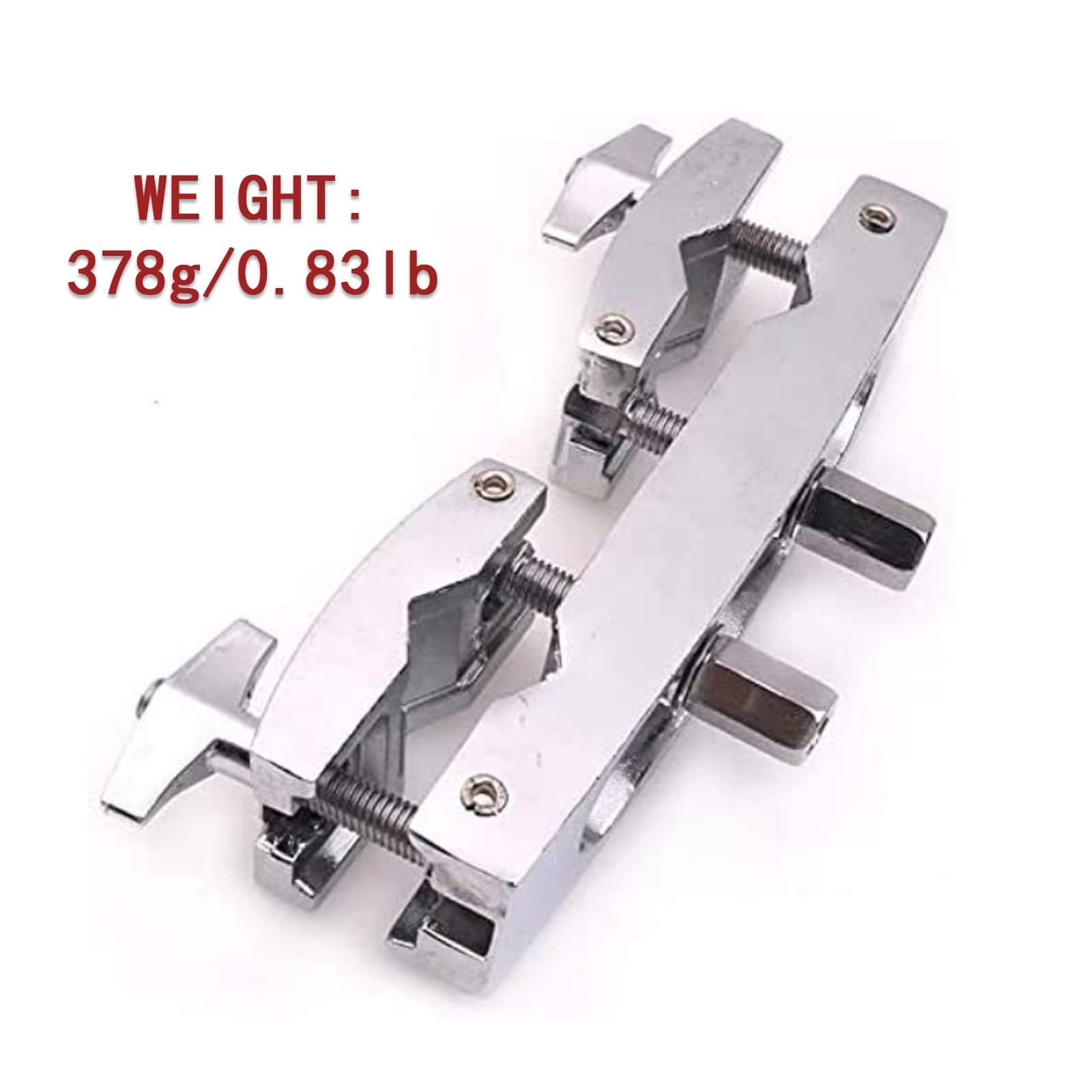 CashBeat Adjustable Multi-Clamp for Drum Cymbal – Quick Release Mount Silver