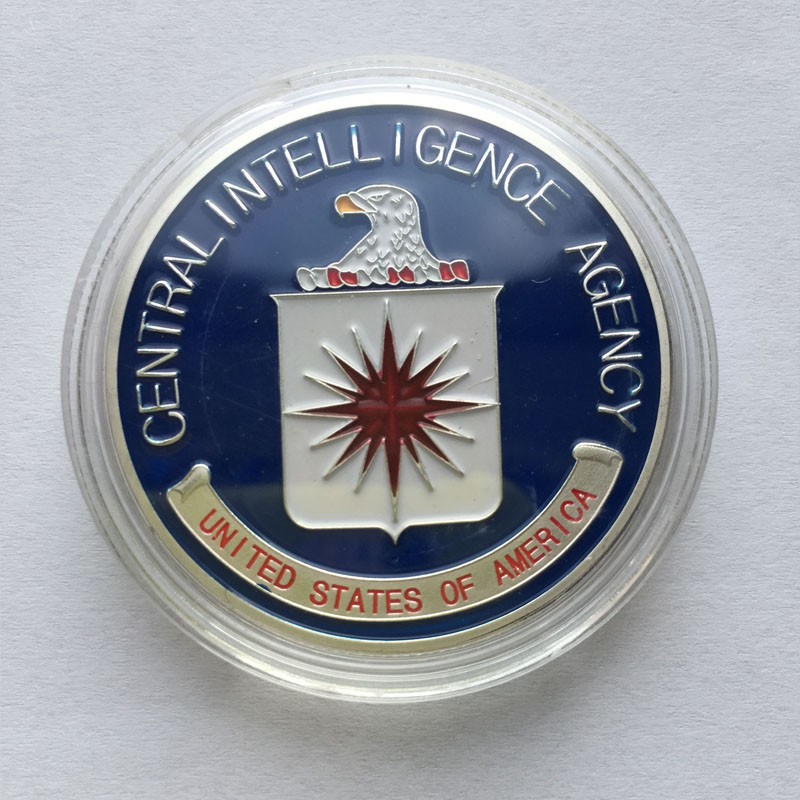 US CIA Central Intelligence Agency American Silver Eagle Challenge Coin Gift